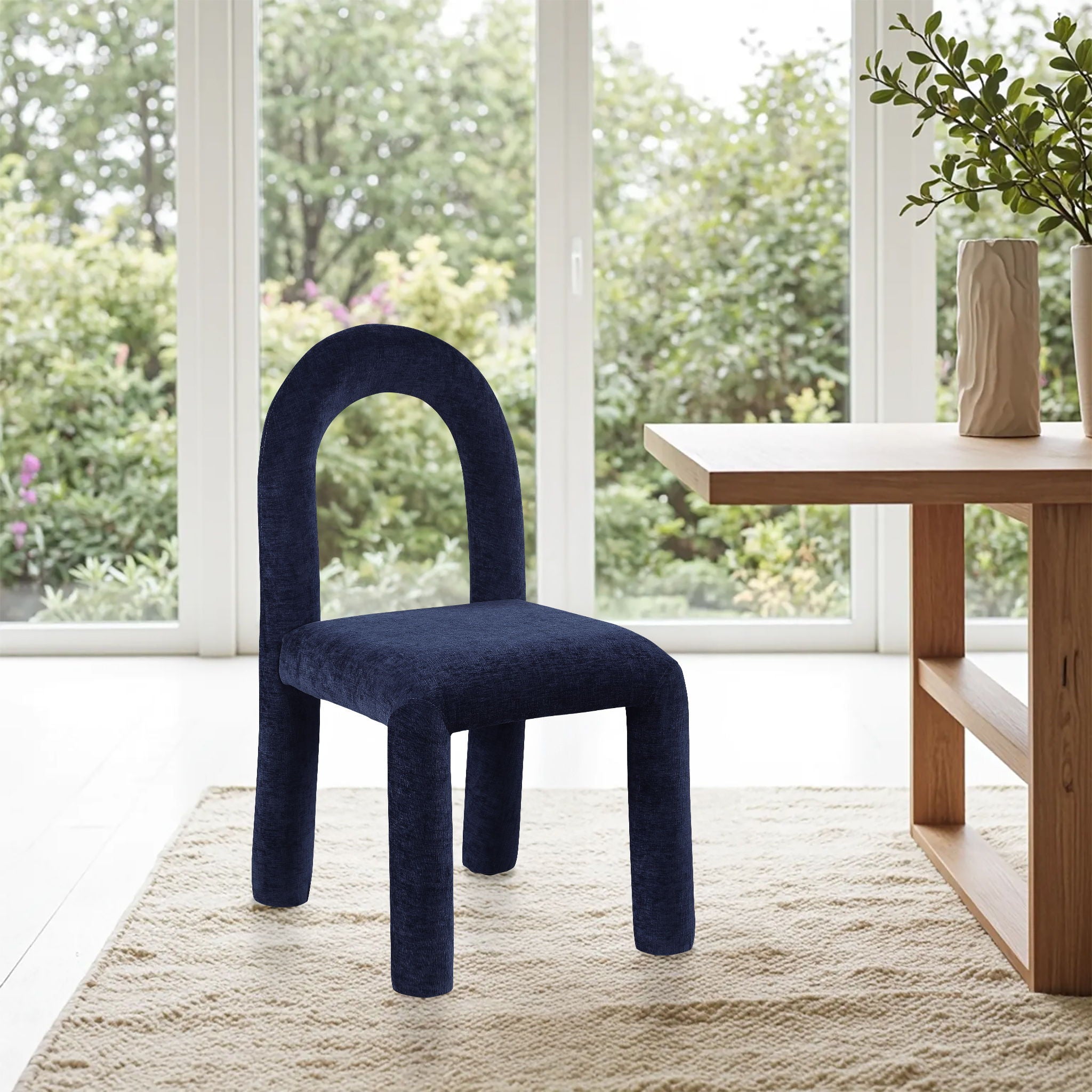 Amari - Chenille Fabric Dining Chair (Set of 2)