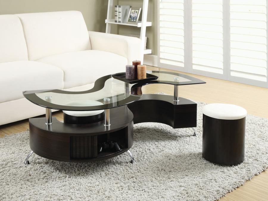 Buckley Coffee Table and Stools Set