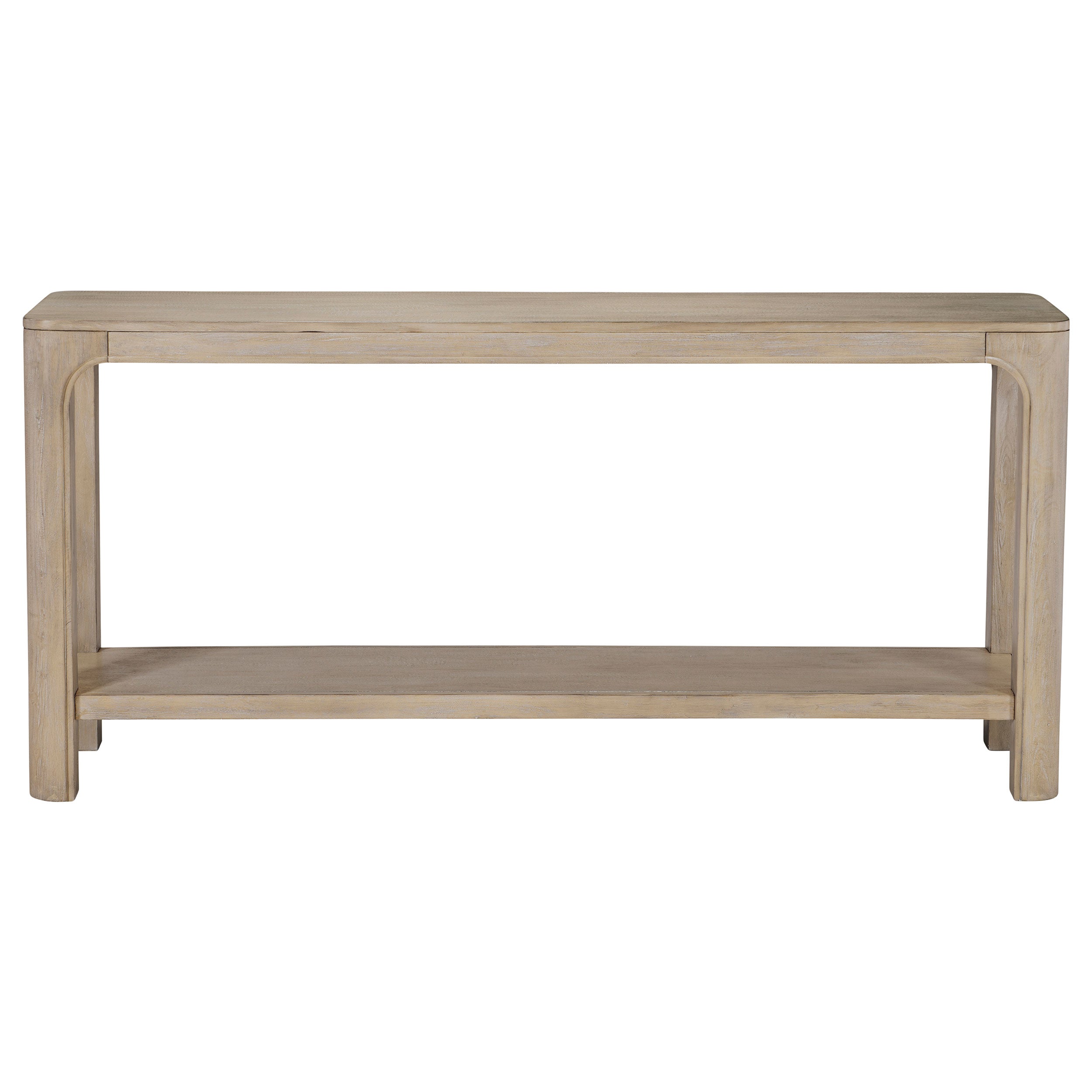 Solano 64-inch Entryway Console Sofa Table Weathered Mango