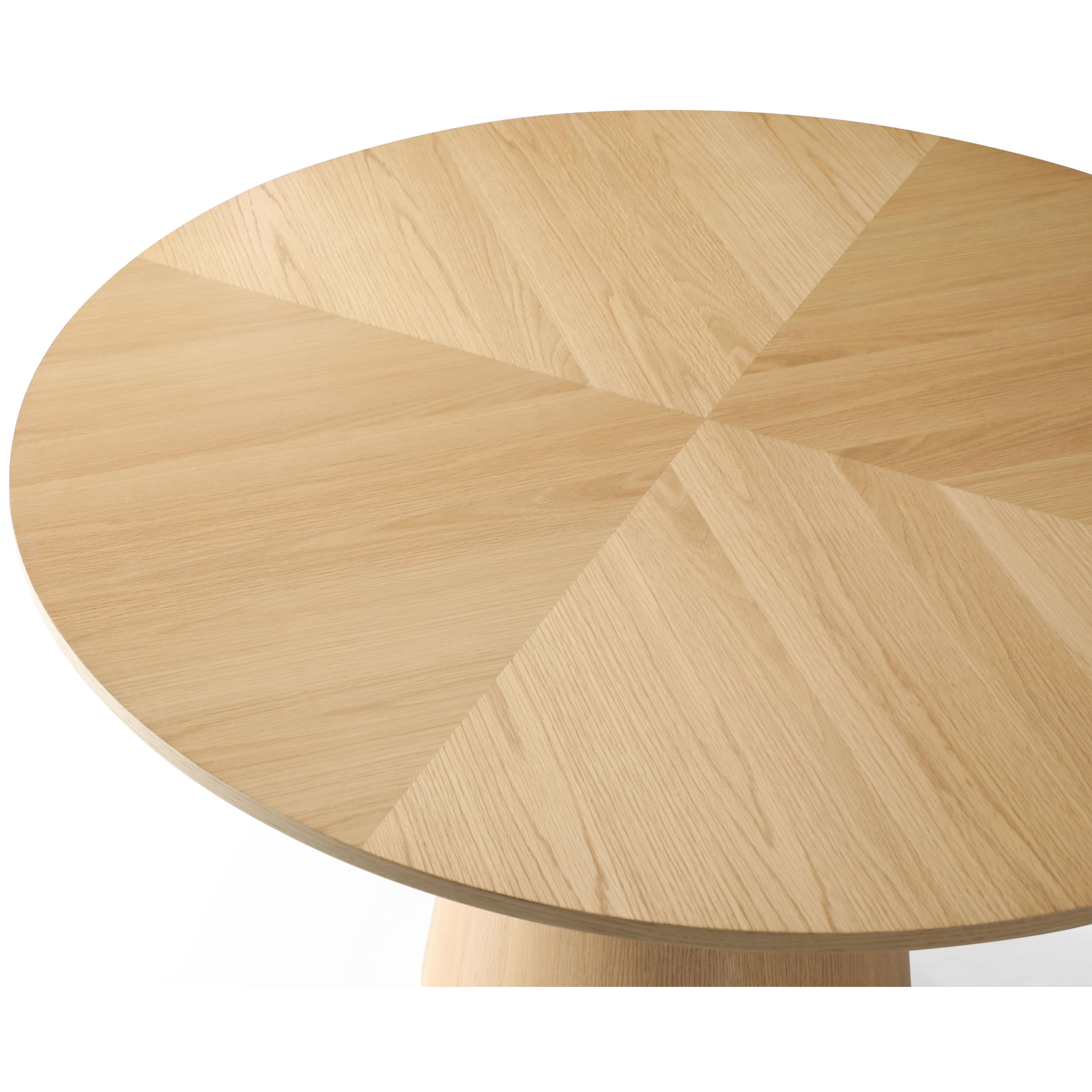 Meridian Hans White Oak Dining Table