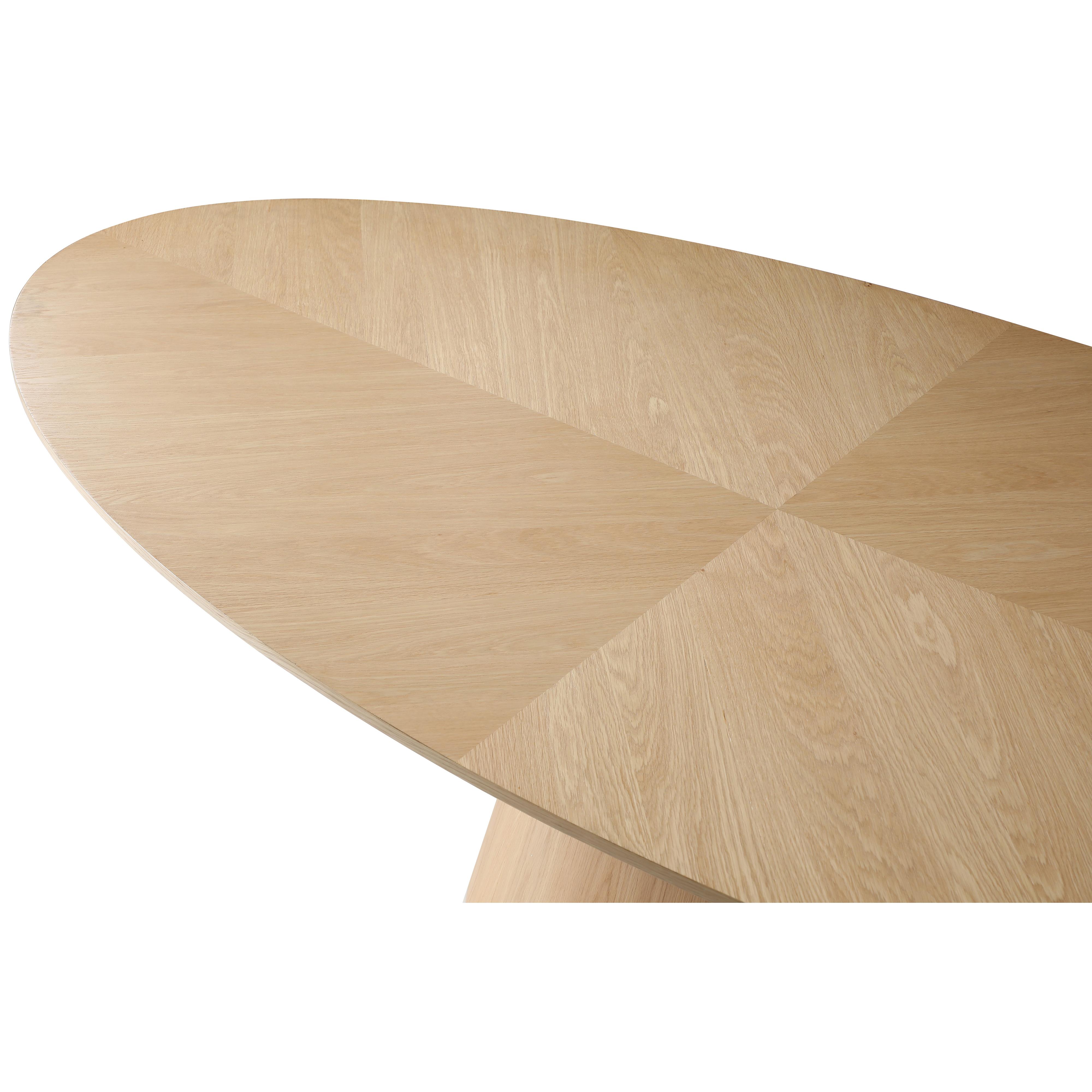 Meridian Gavin Natural White Oak Dining Table