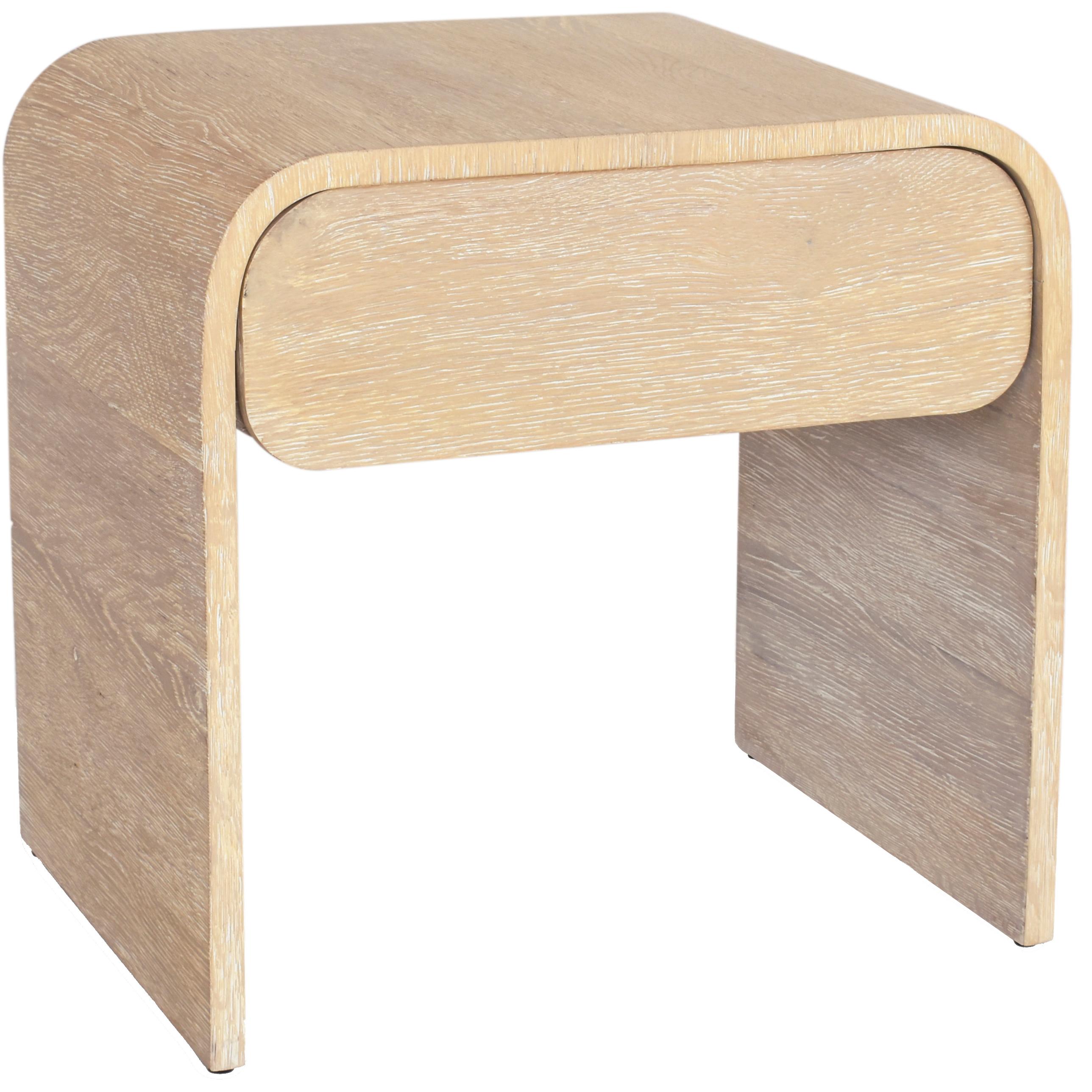 Meridian Cresthill White Oak Night Stand