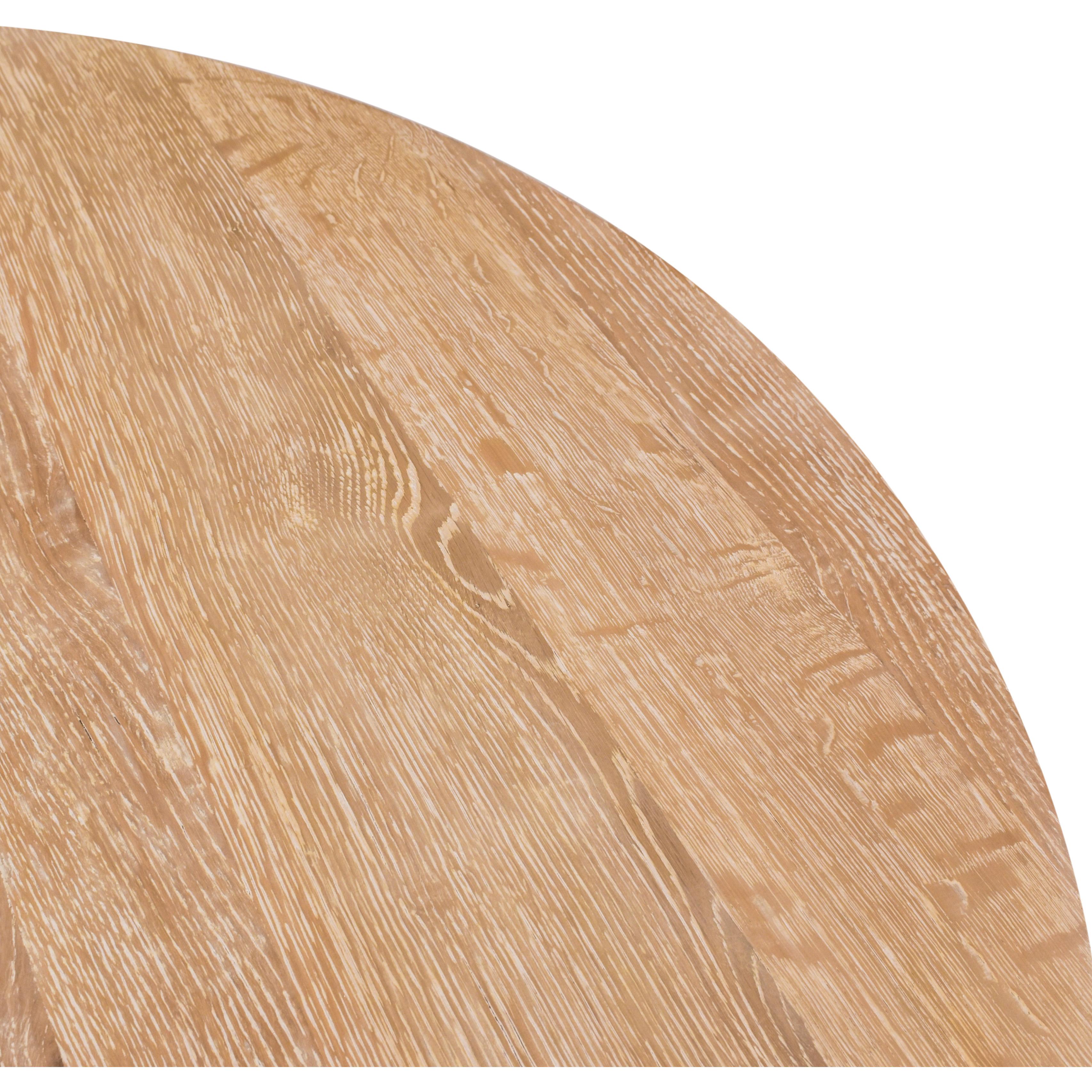 Meridian Linette White Oak Dining Table
