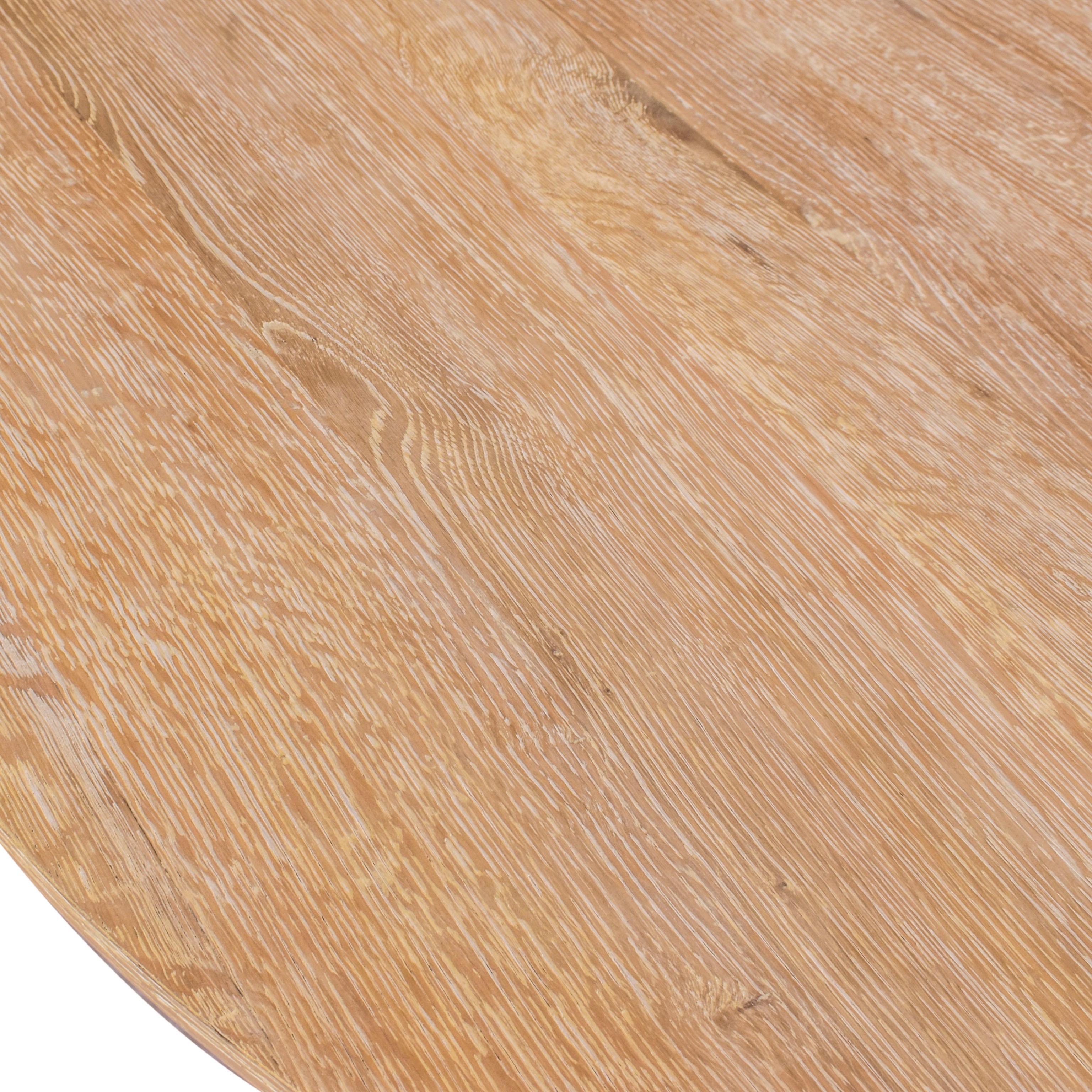 Meridian Linette White Oak Dining Table