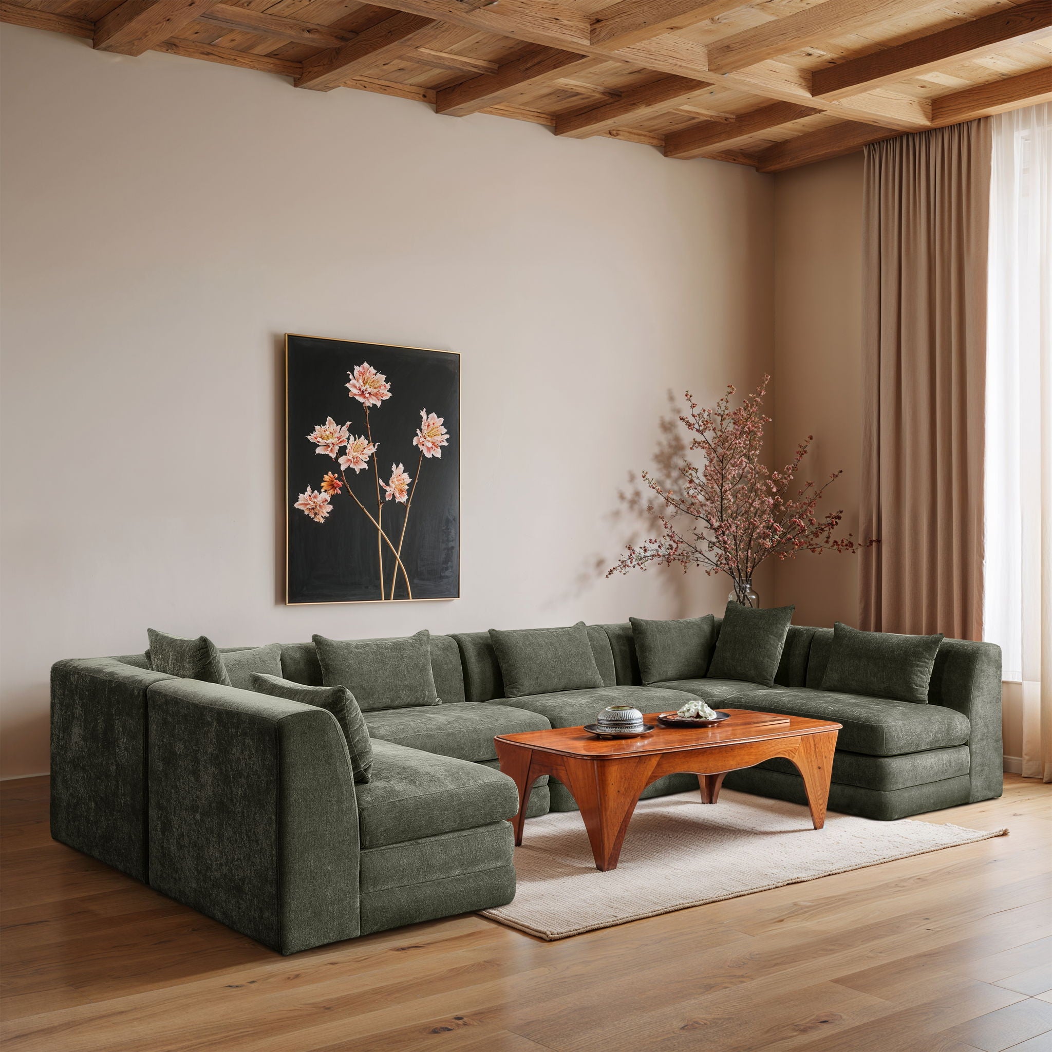 Stellar - 6 Piece Upholstered Modular Sectional