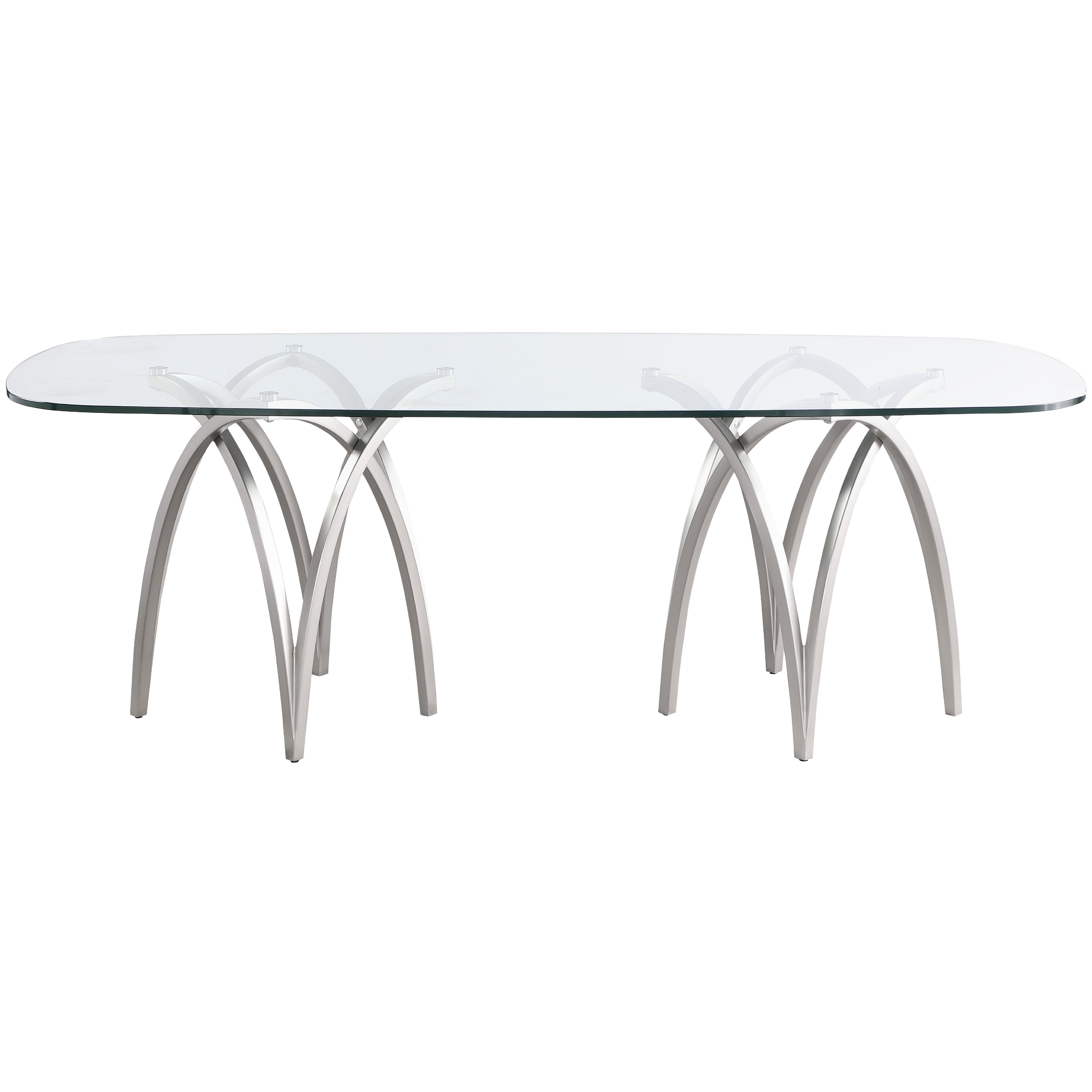 Meridian Madelyn Silver Dining Table
