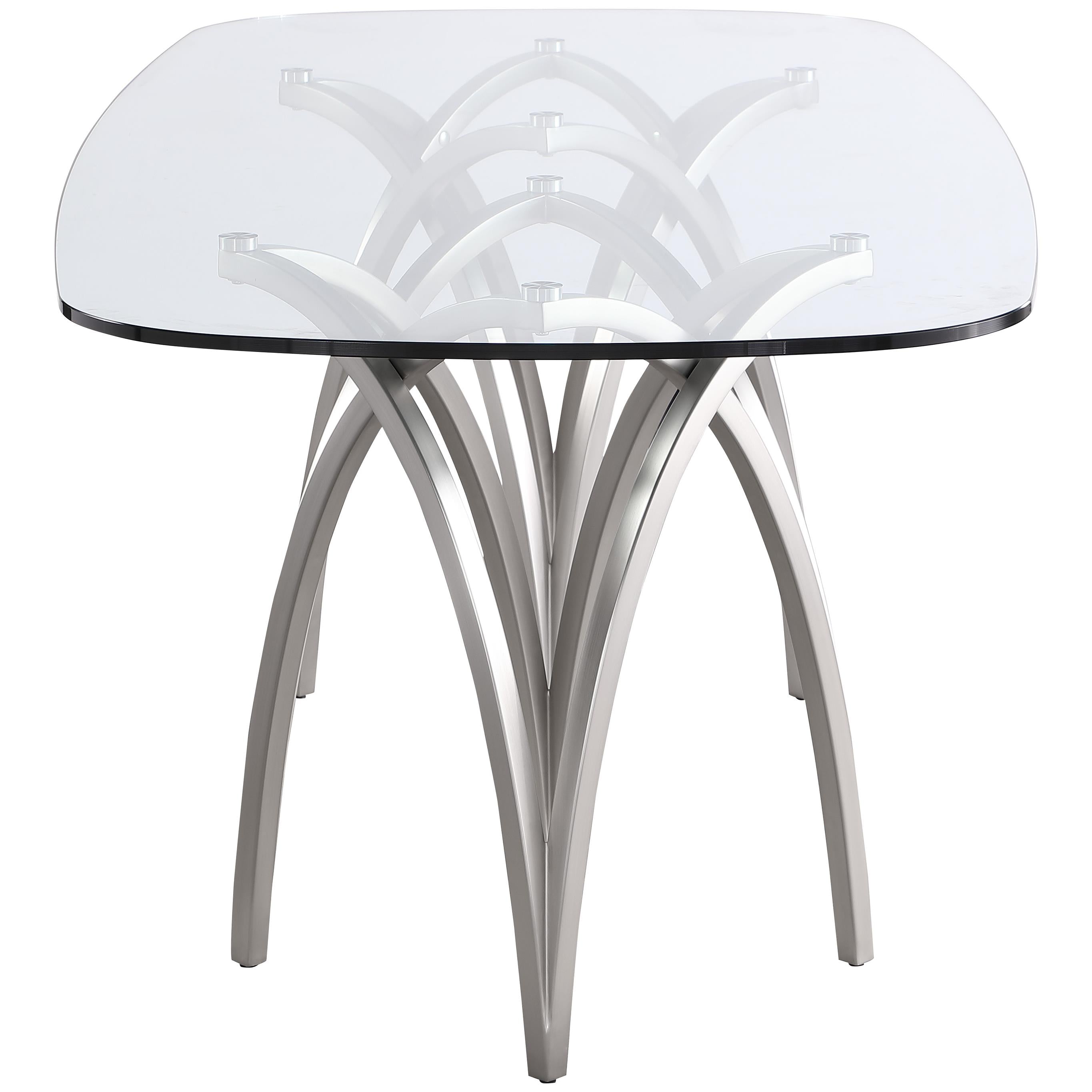 Meridian Madelyn Silver Dining Table