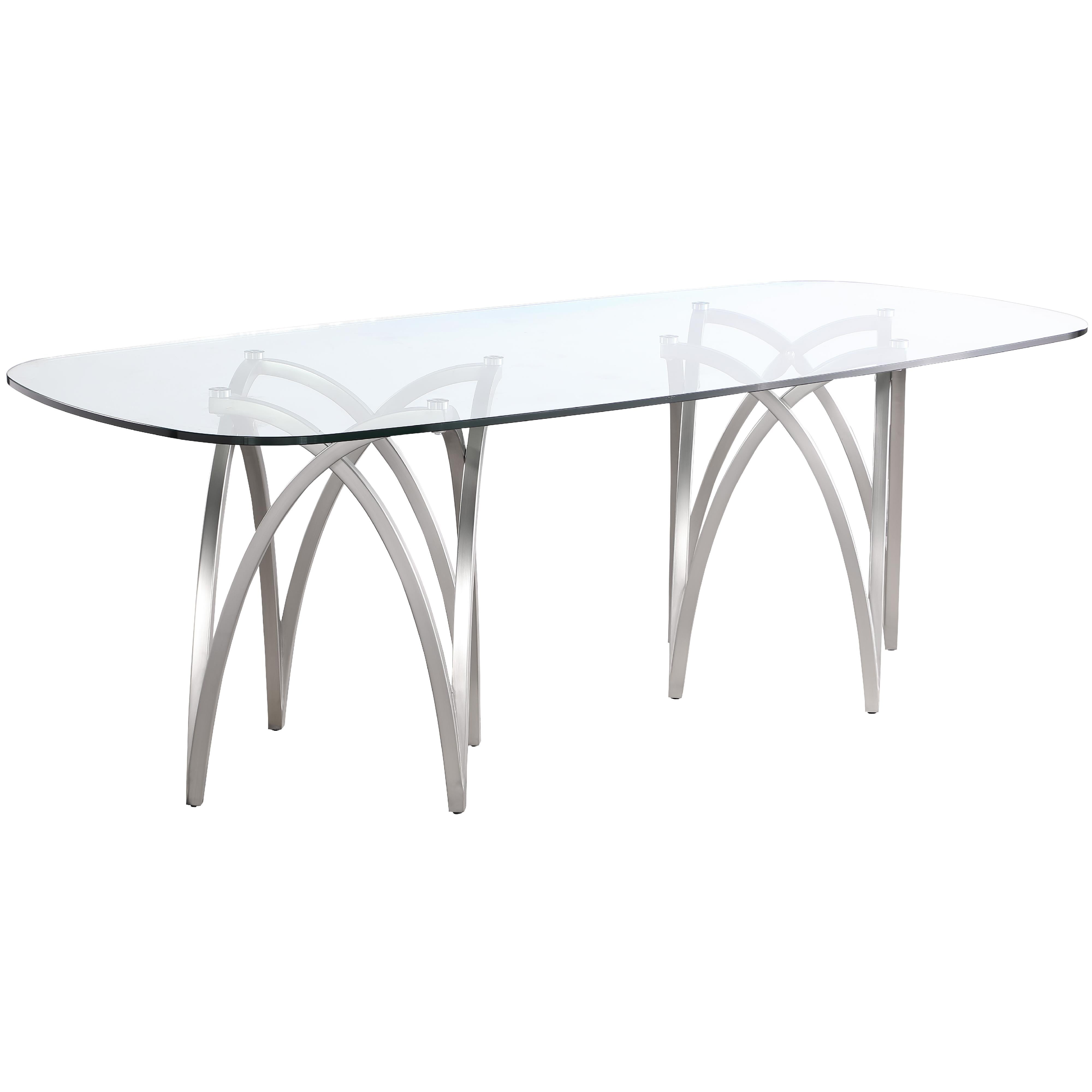 Meridian Madelyn Silver Dining Table