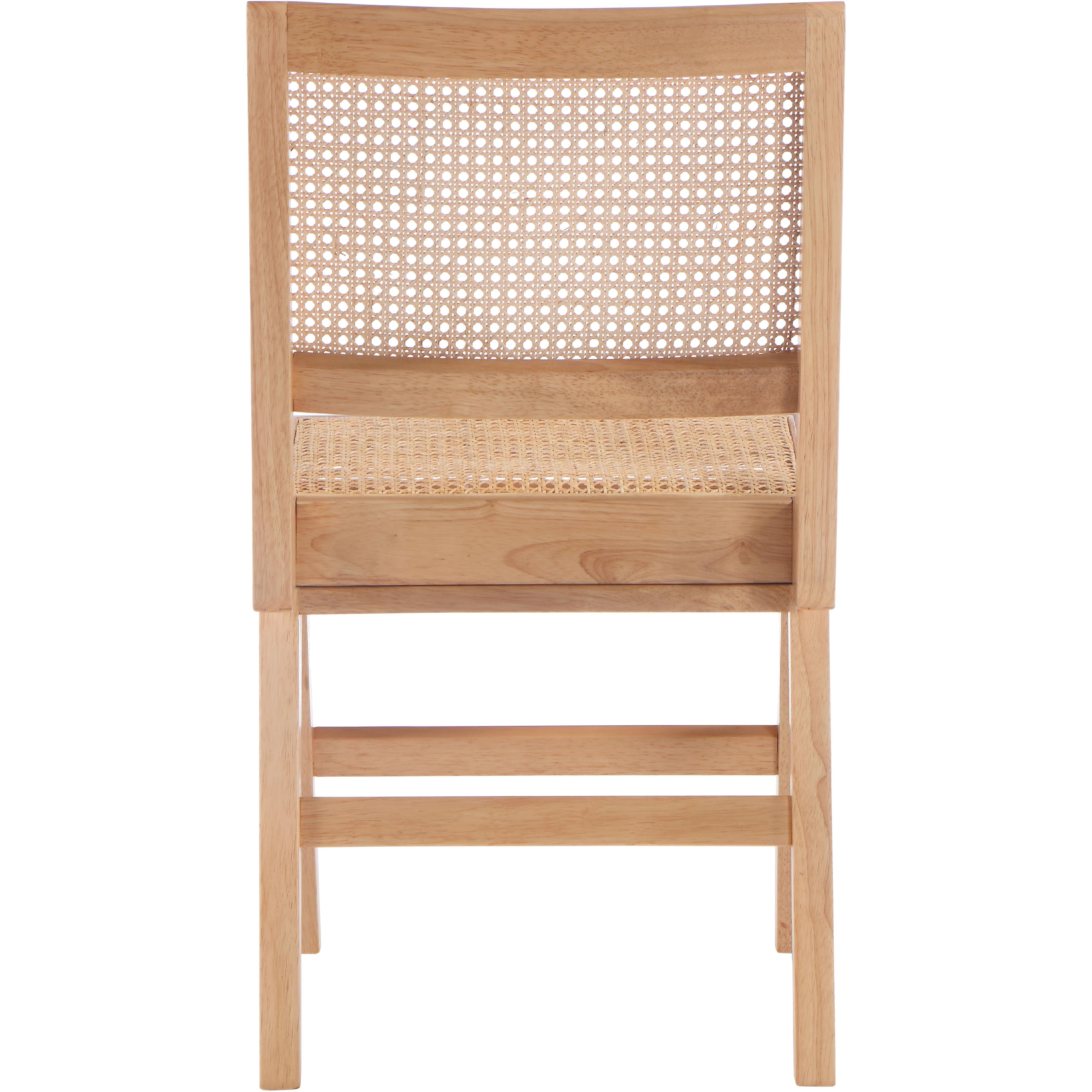 Meridian Preston Natural Wood Dining Side Chair