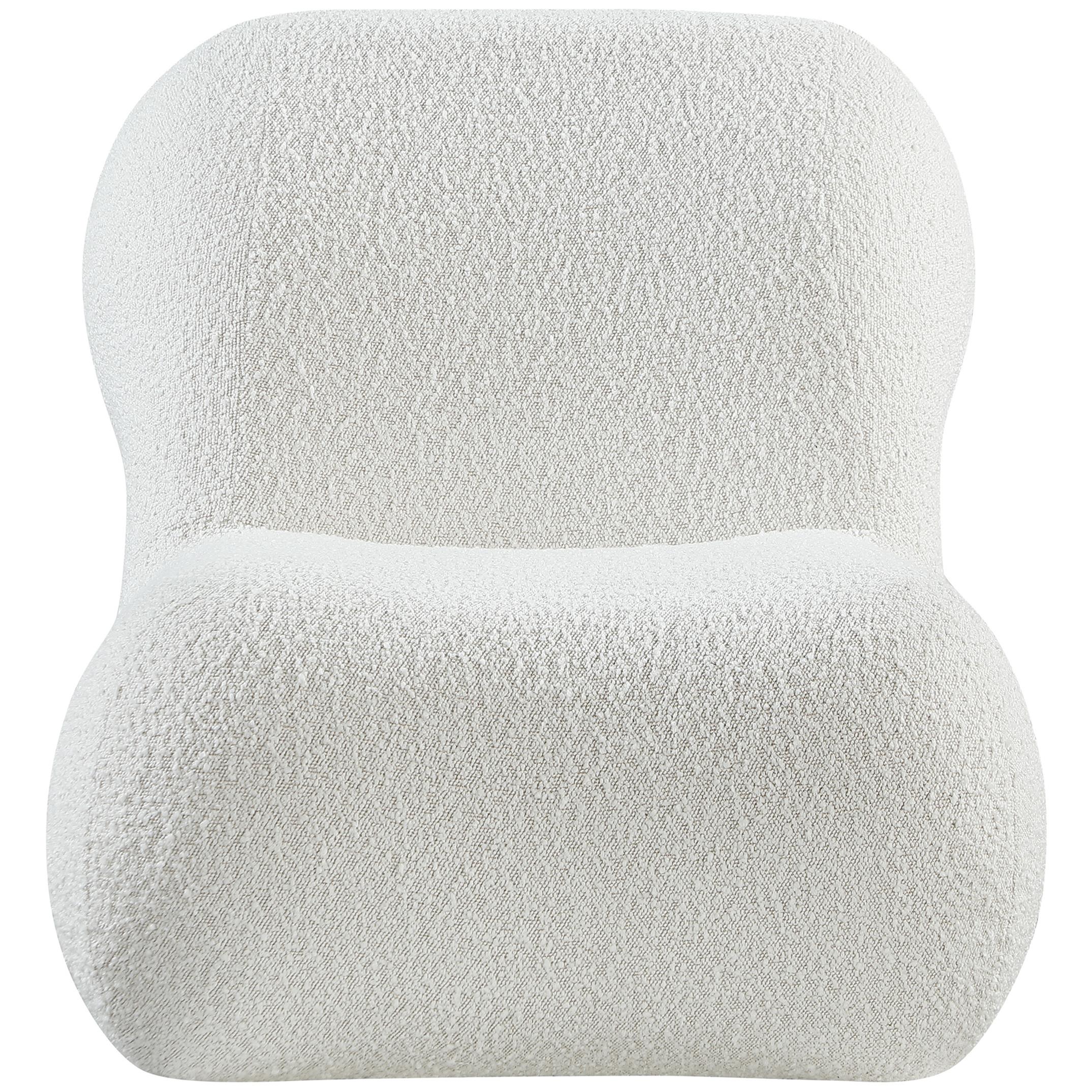 Meridian Quadra Cream Fabric Accent Chair