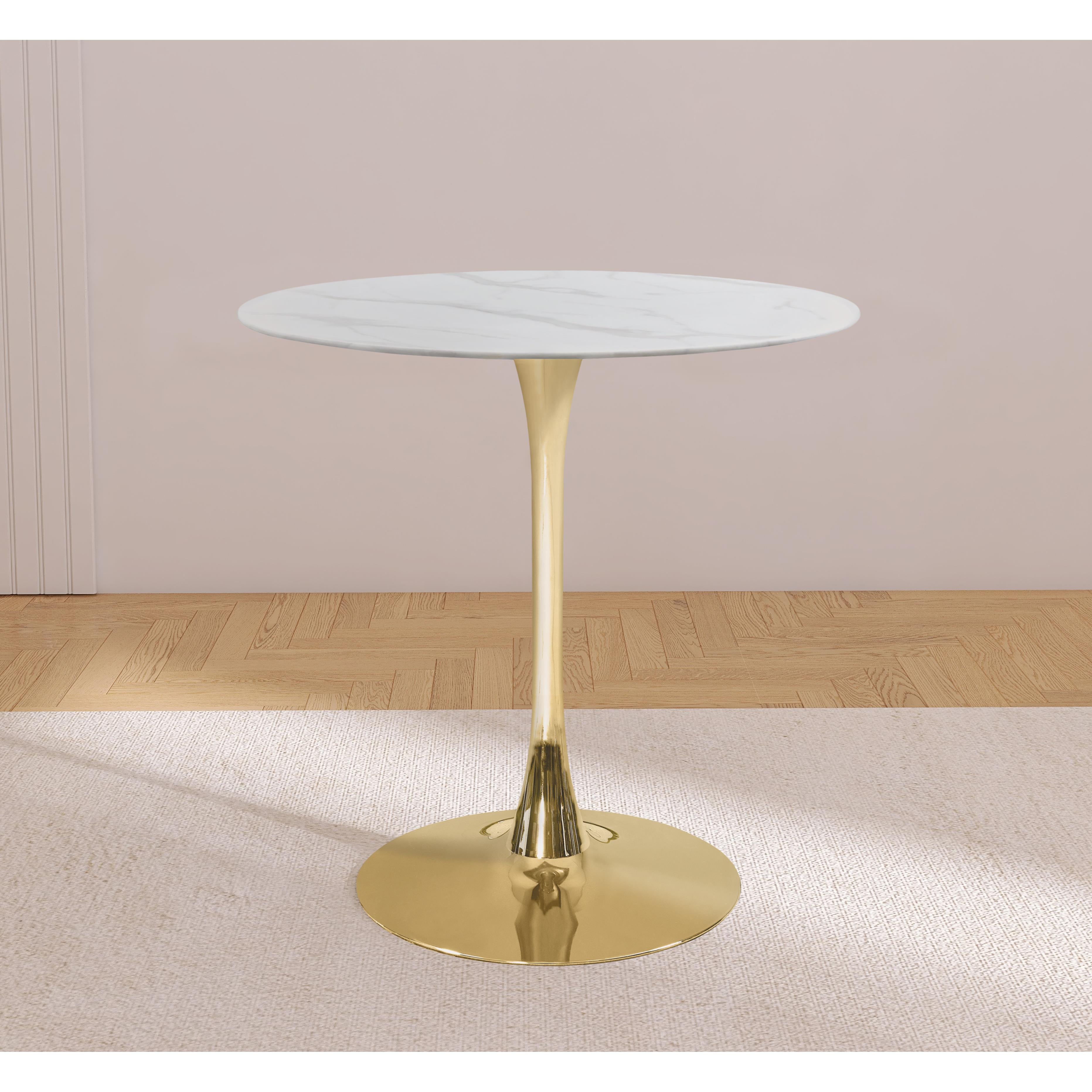 Meridian Holly Gold Counter Height Table (3 Boxes)