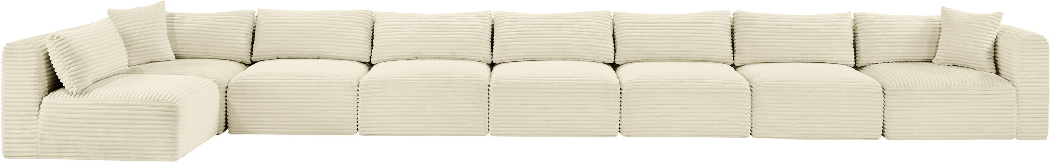 Shaggy - 8 Piece Modular Sectional