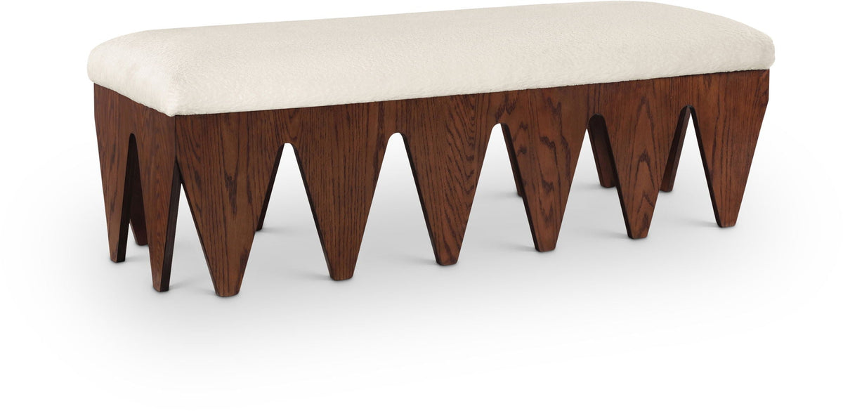 Altair - Bench with Dark Brown Base