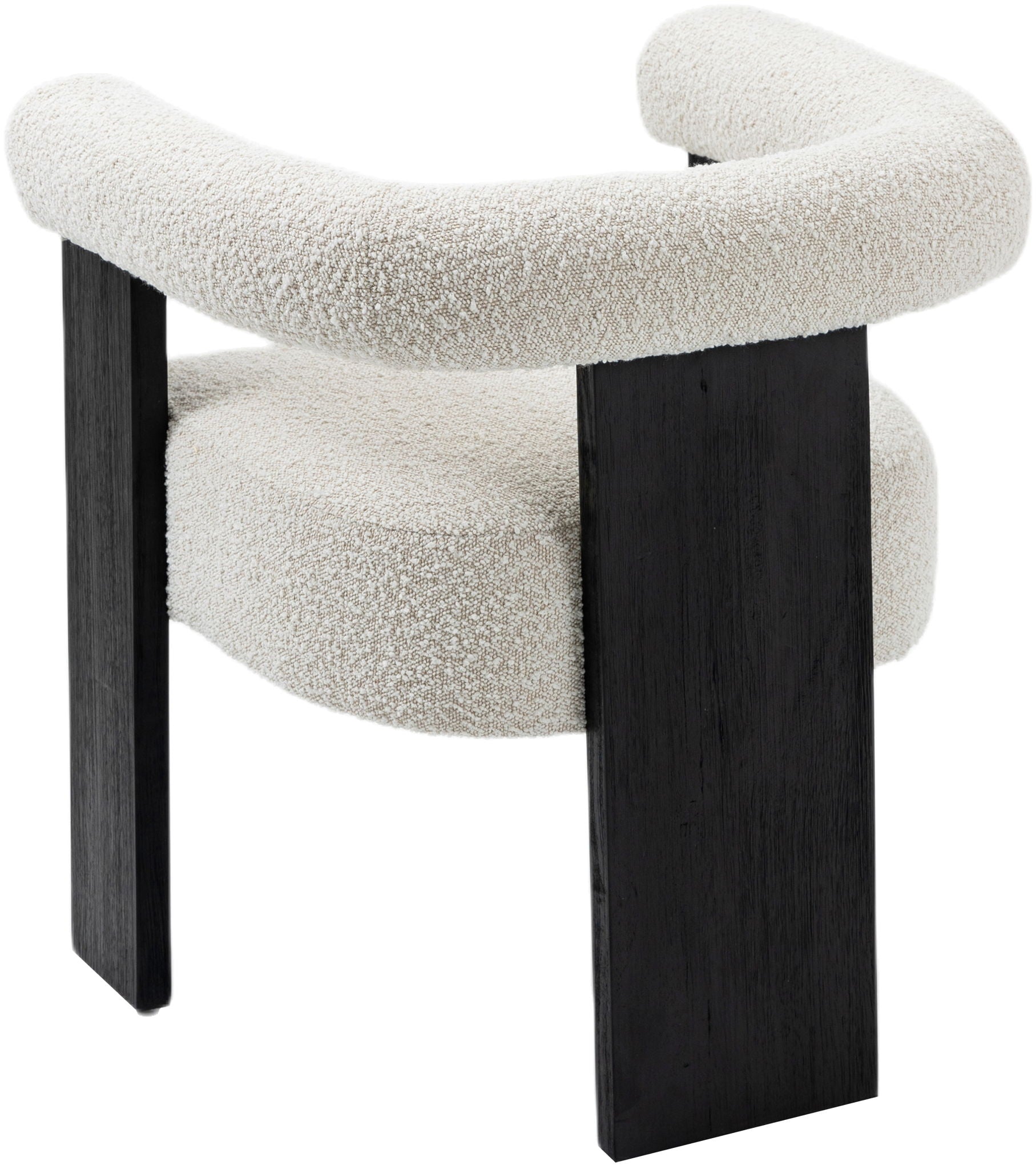 Barrel - Dining Chair - Black Legs