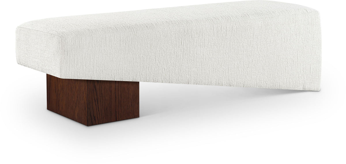 Alora - Bench with Dark Brown Base