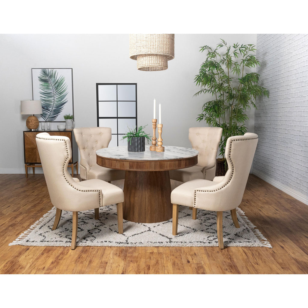 Ortega marble-top table - base