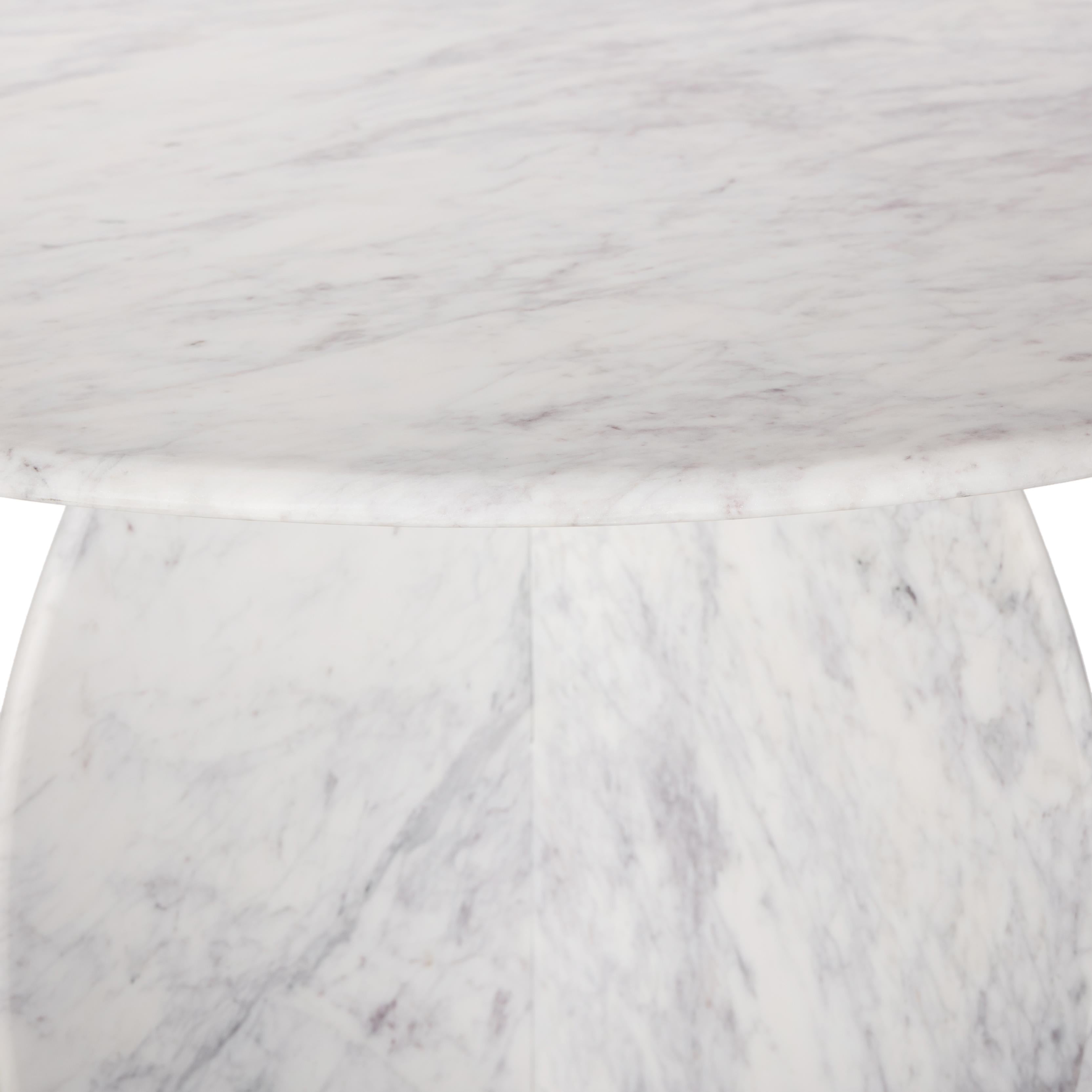 Meridian Formentera White Dining Table