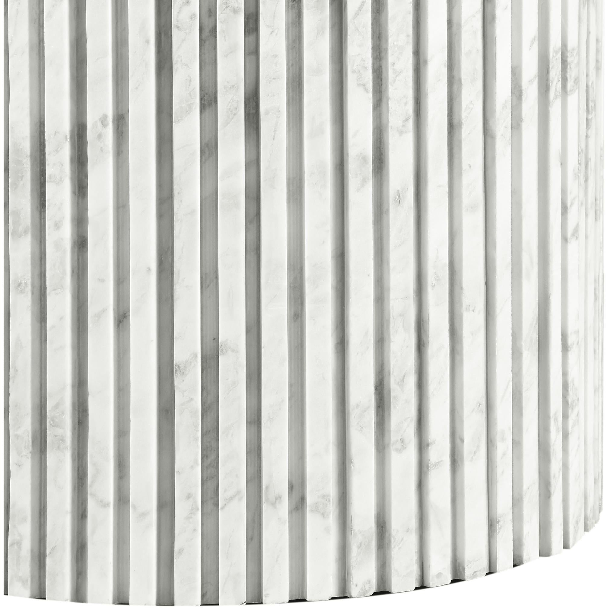 Meridian Genoa White Coffee Table