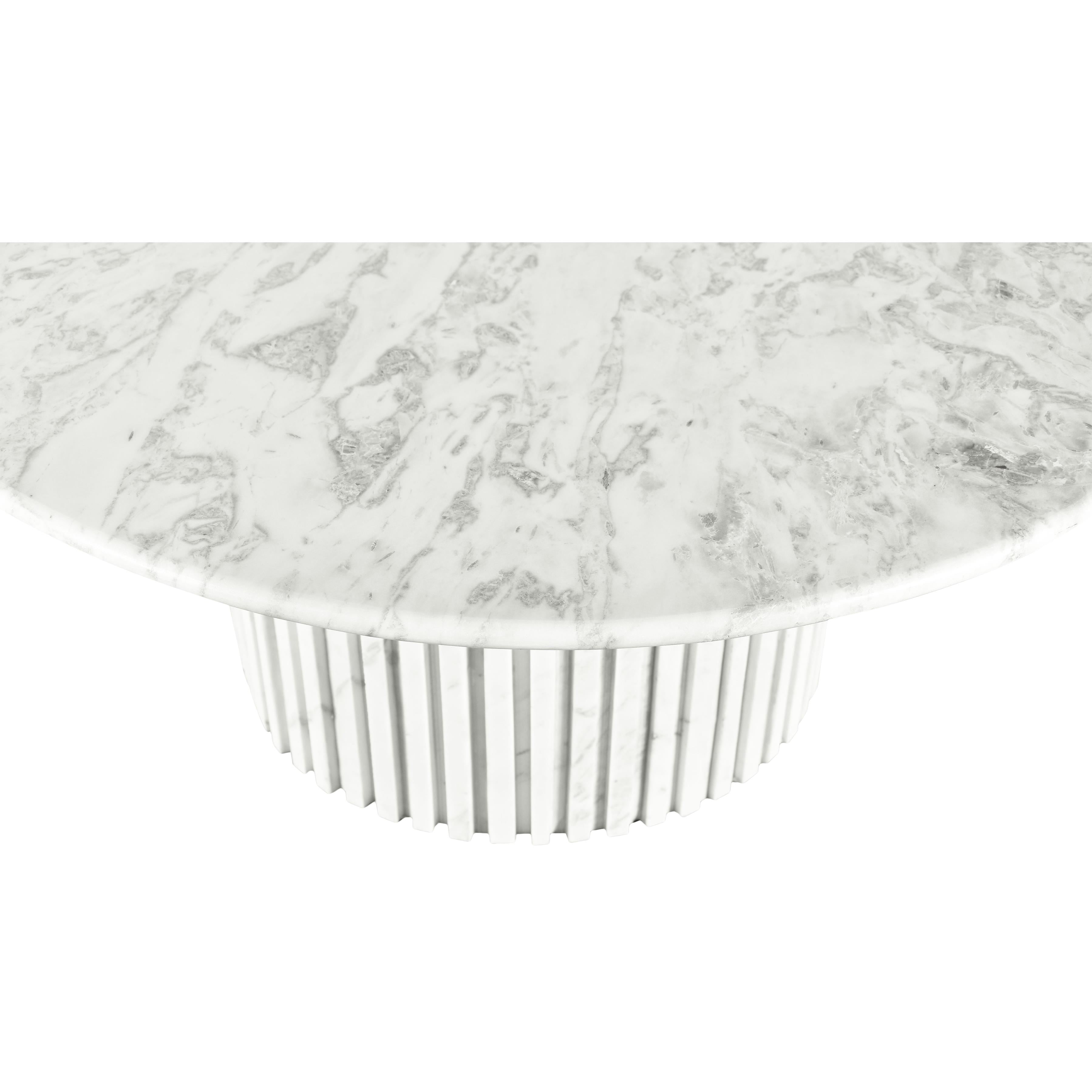 Meridian Genoa White Coffee Table