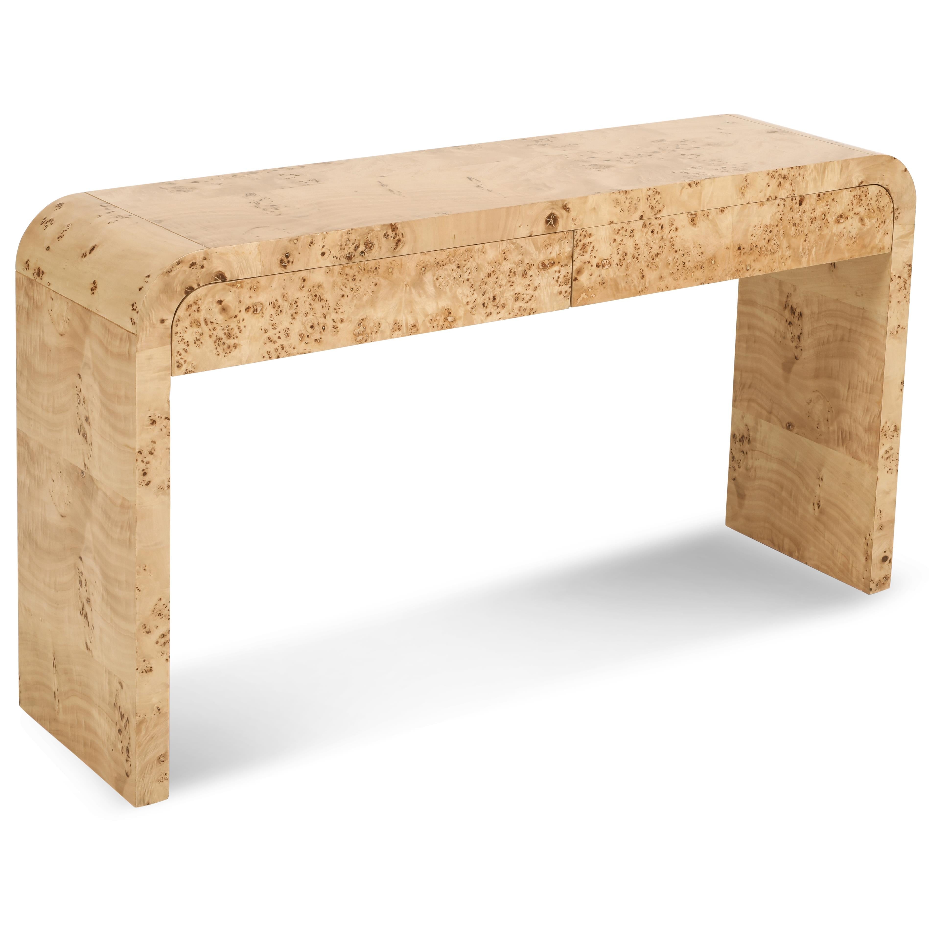 Meridian Cresthill Natural Ash Console Table