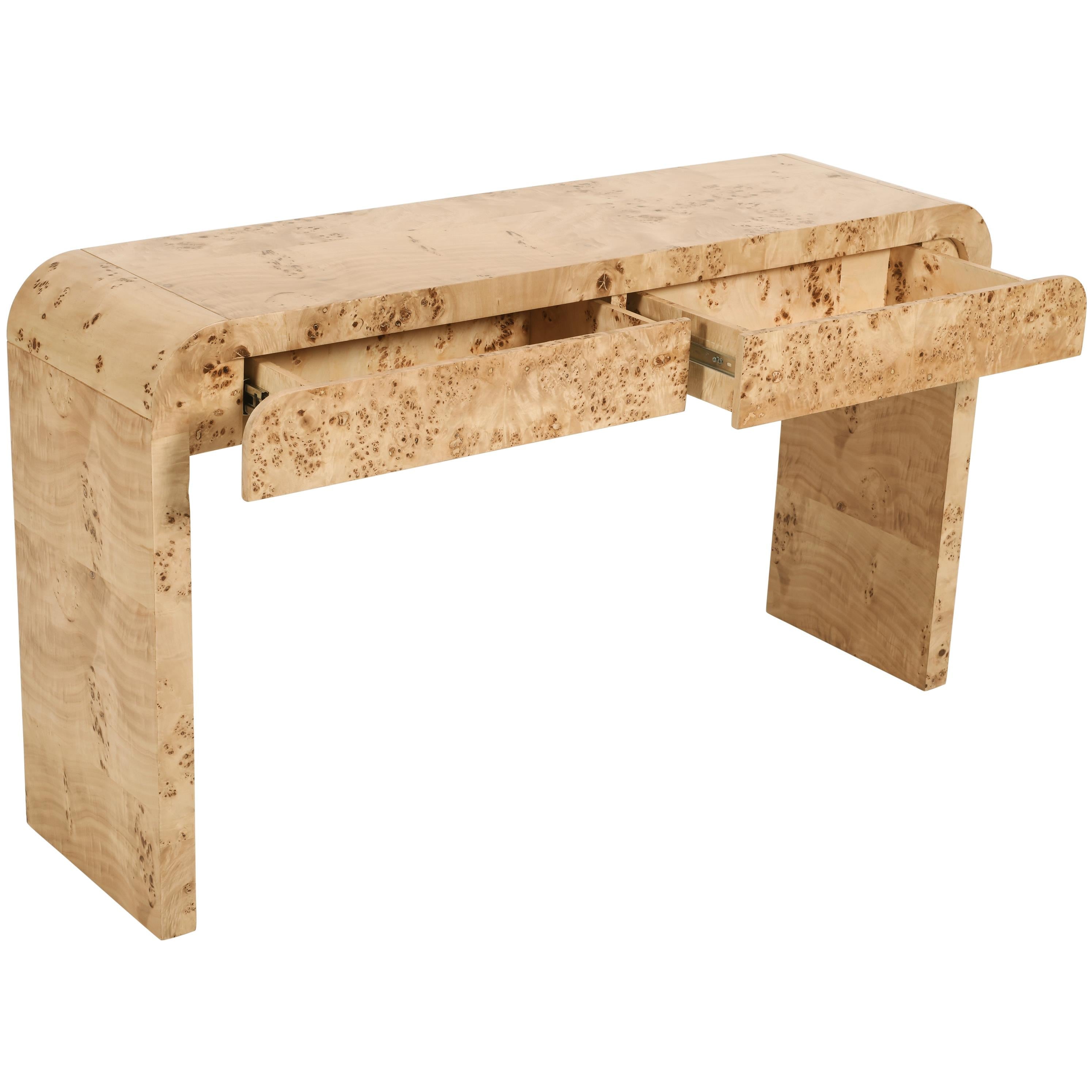 Meridian Cresthill Natural Ash Console Table