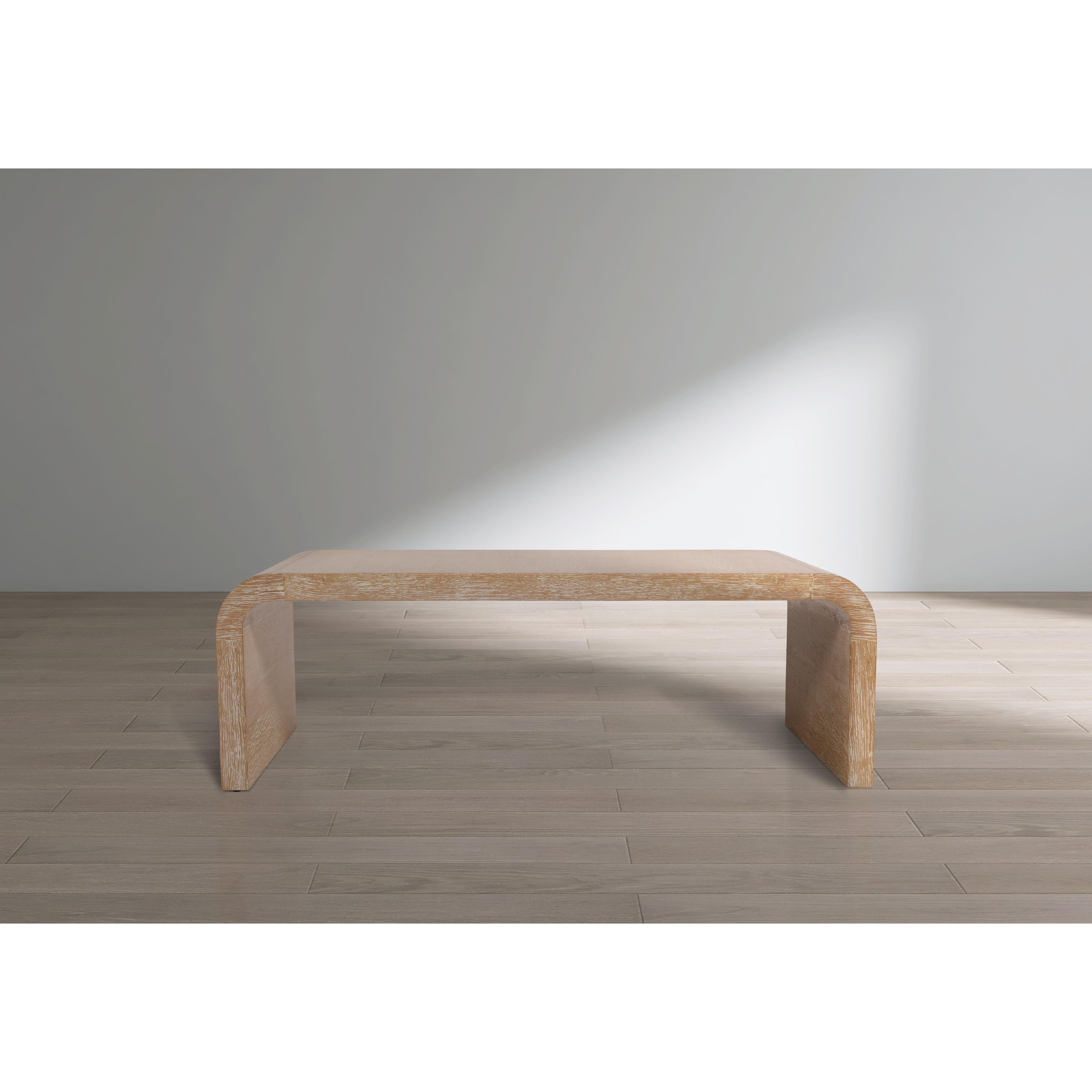 Meridian Cresthill White Oak Coffee Table