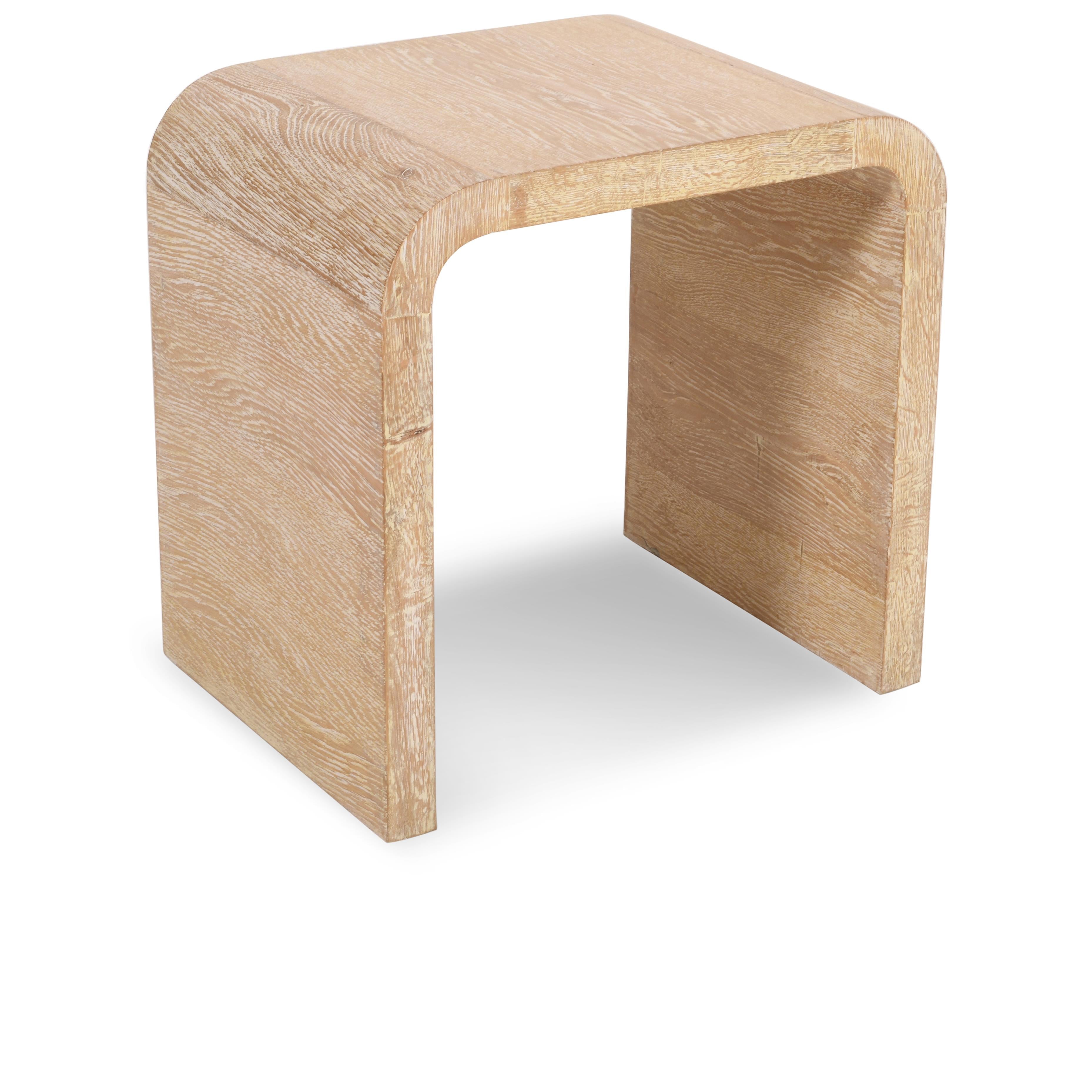 Meridian Cresthill White Oak End Table