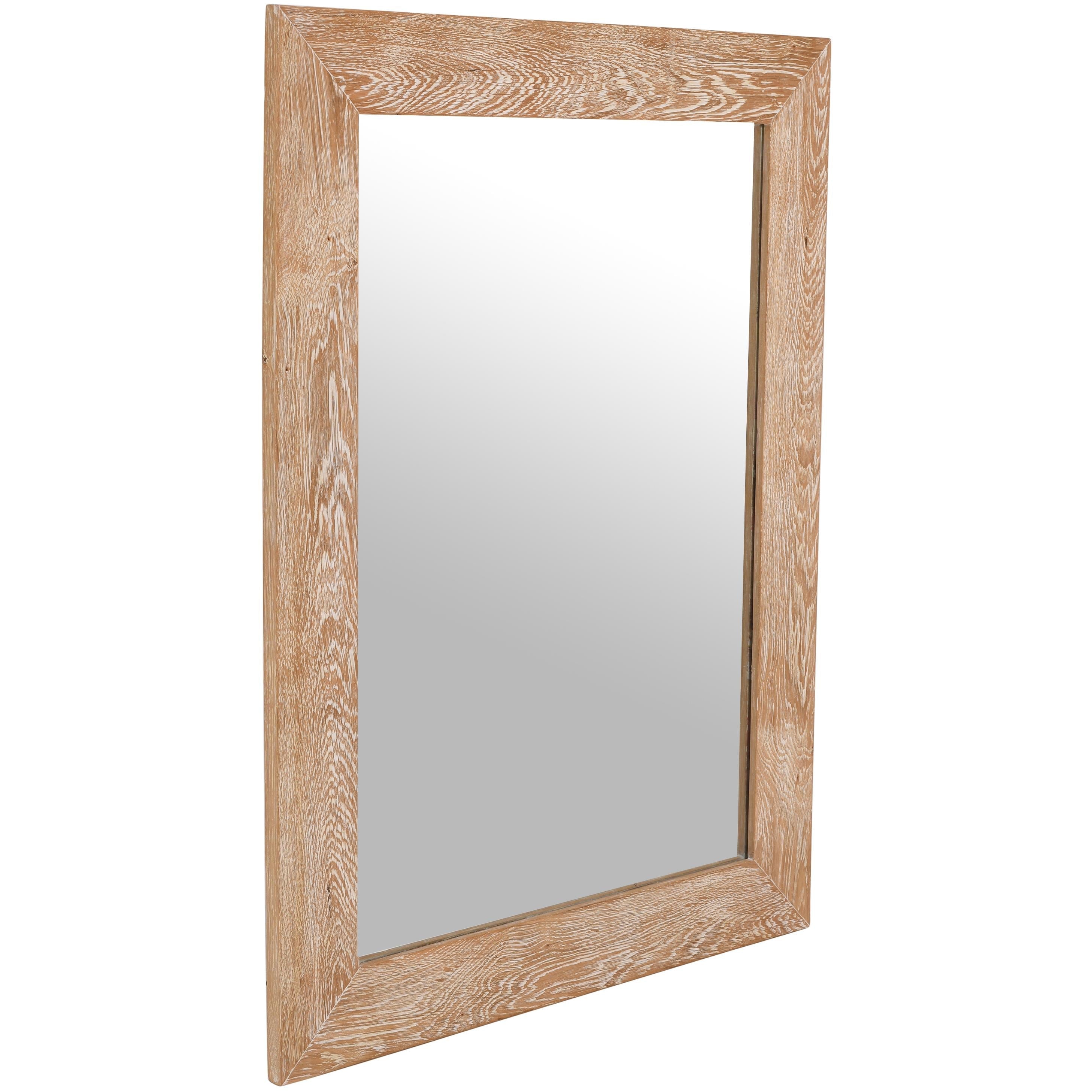 Meridian Cresthill White Oak Mirror