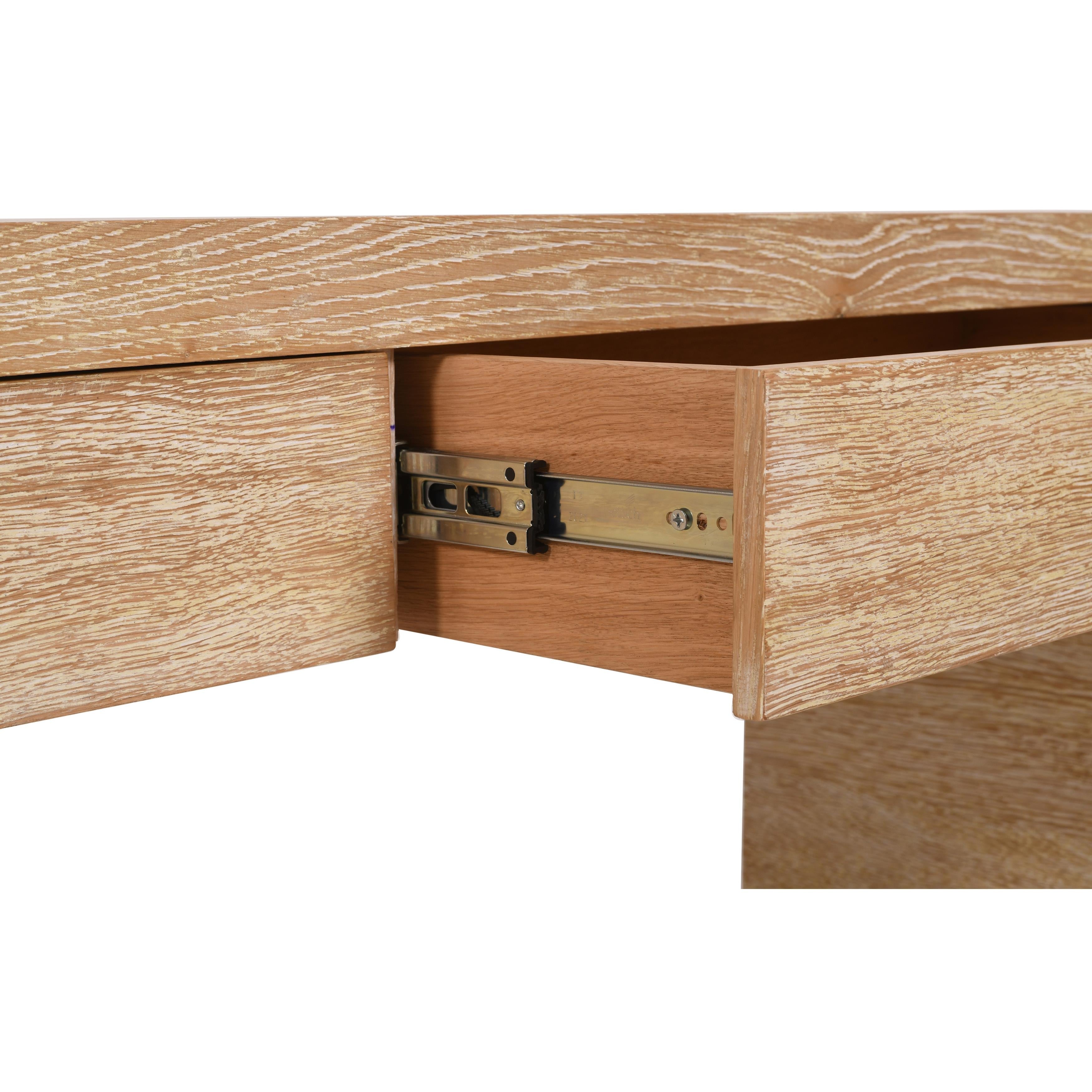 Meridian Cresthill White Oak Console Table