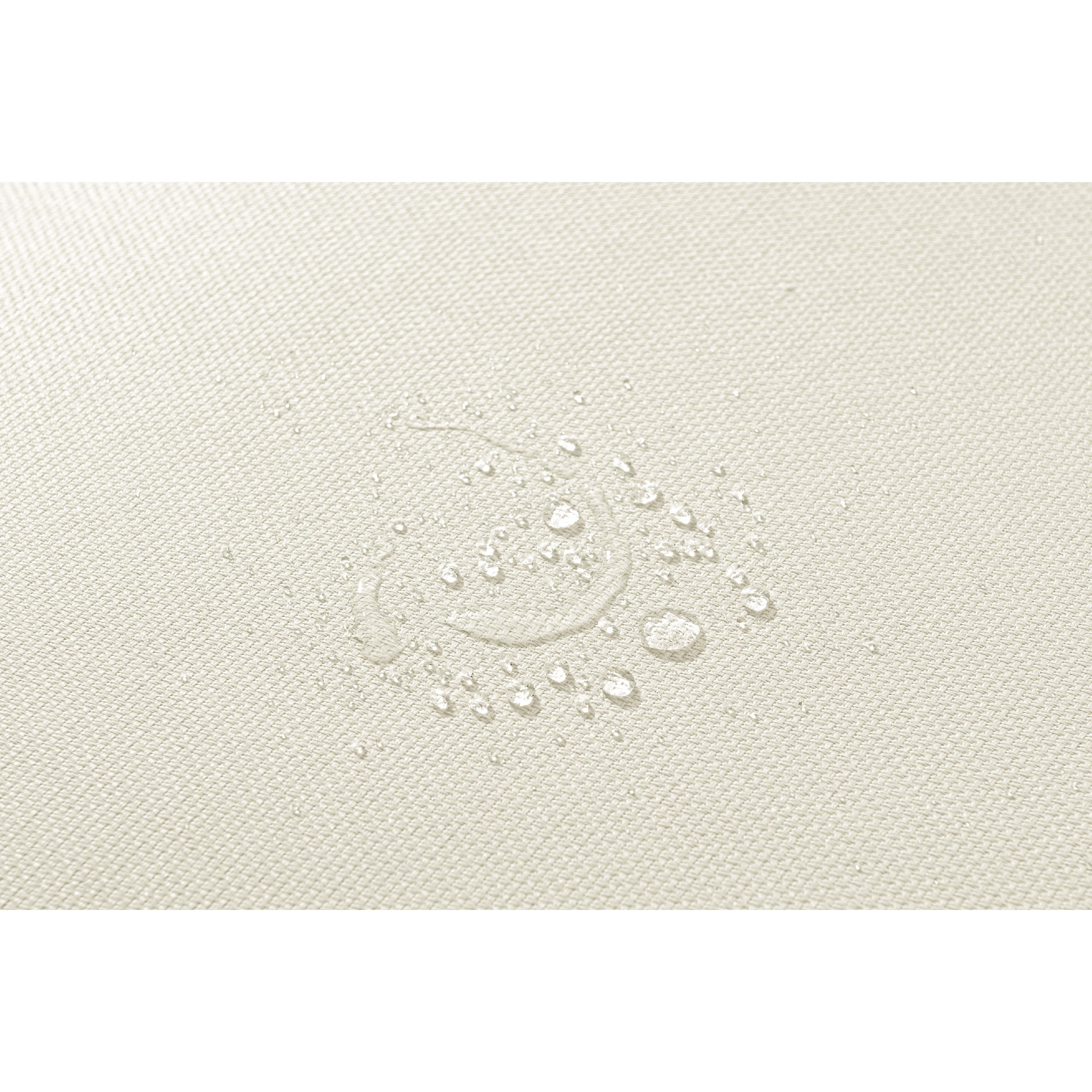 Meridian Maldives Cream Water Resistant Fabric Outdoor Patio Sectional (3 Boxes)