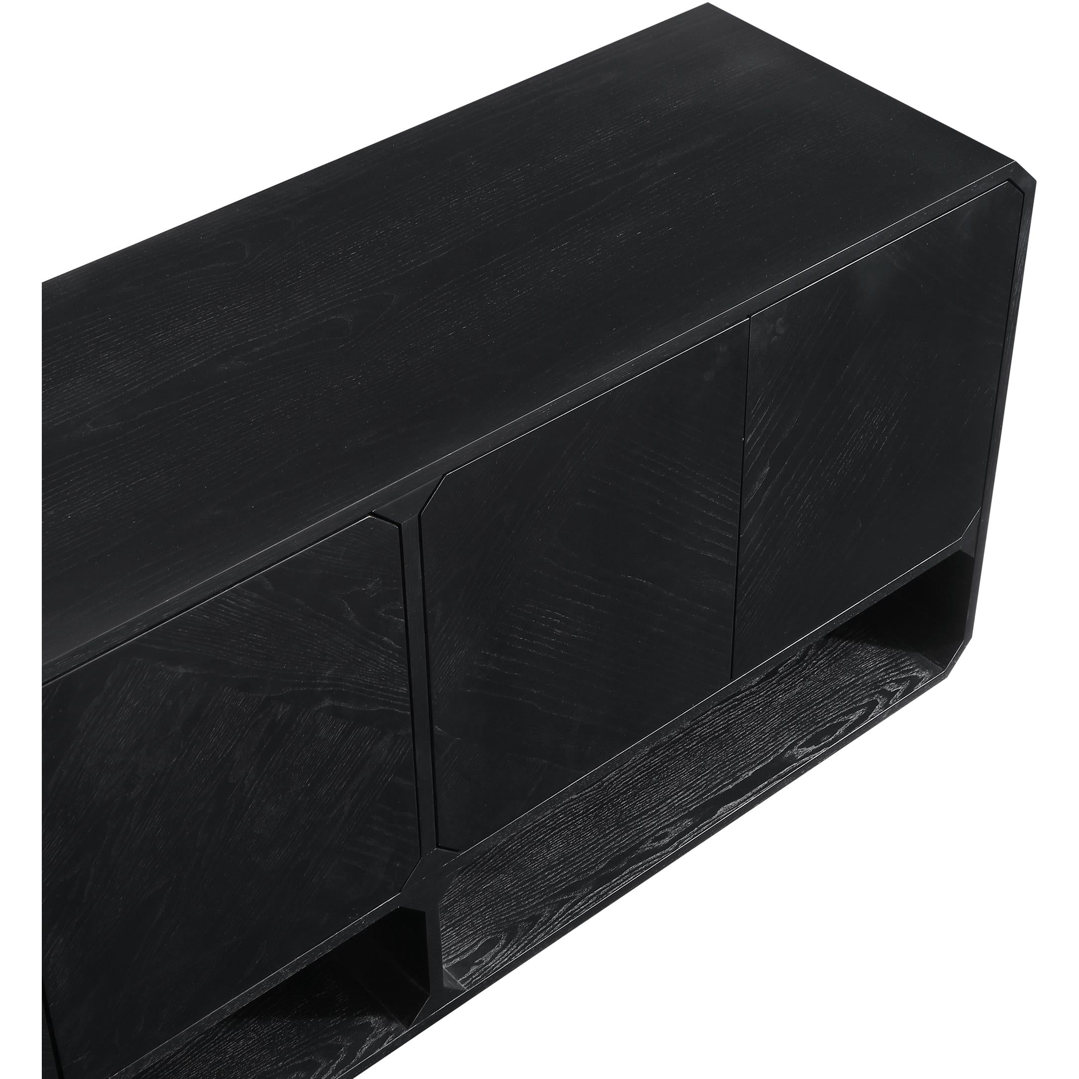 Meridian Parker Black Sideboard/Buffet