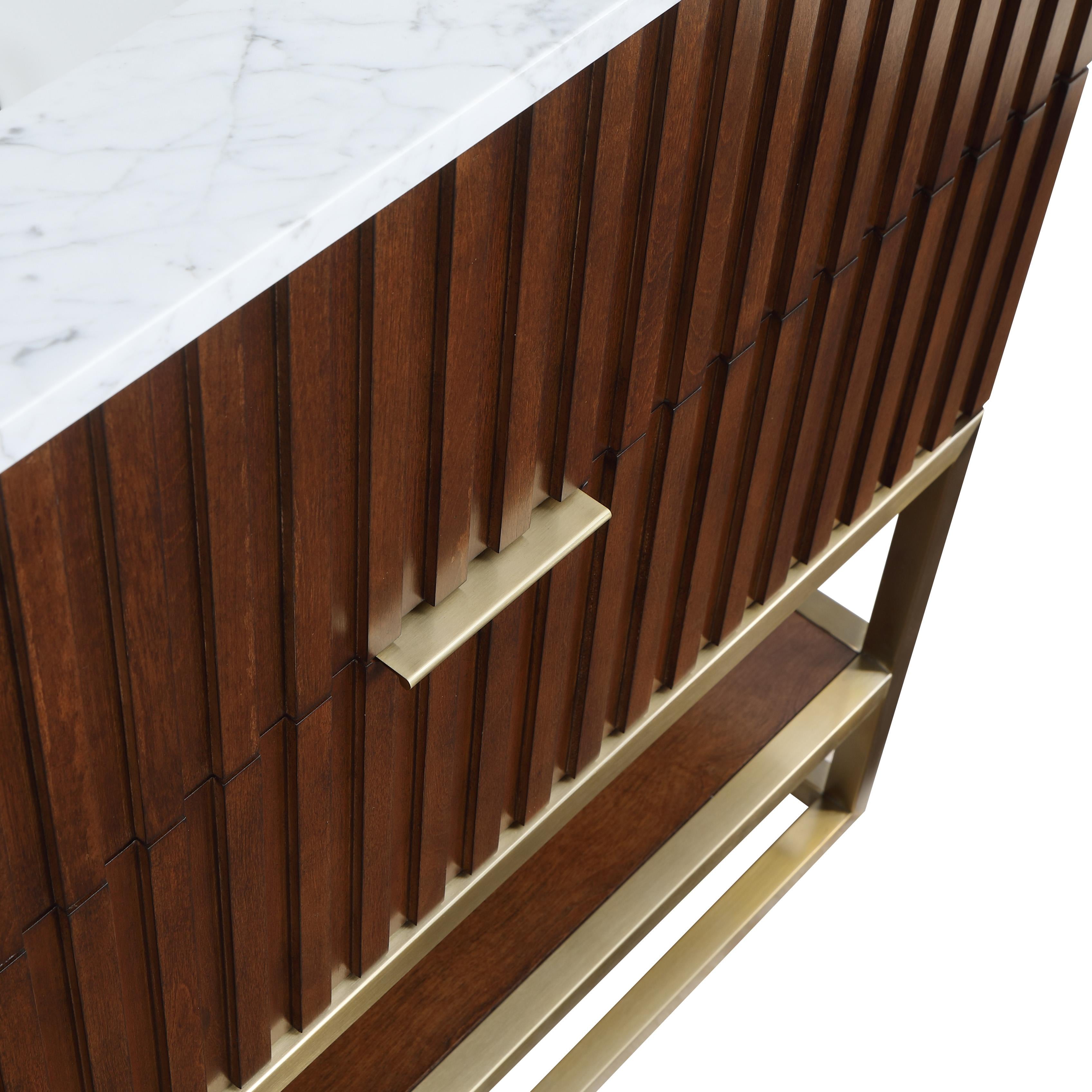 Meridian Monad Walnut Bathroom Vanity