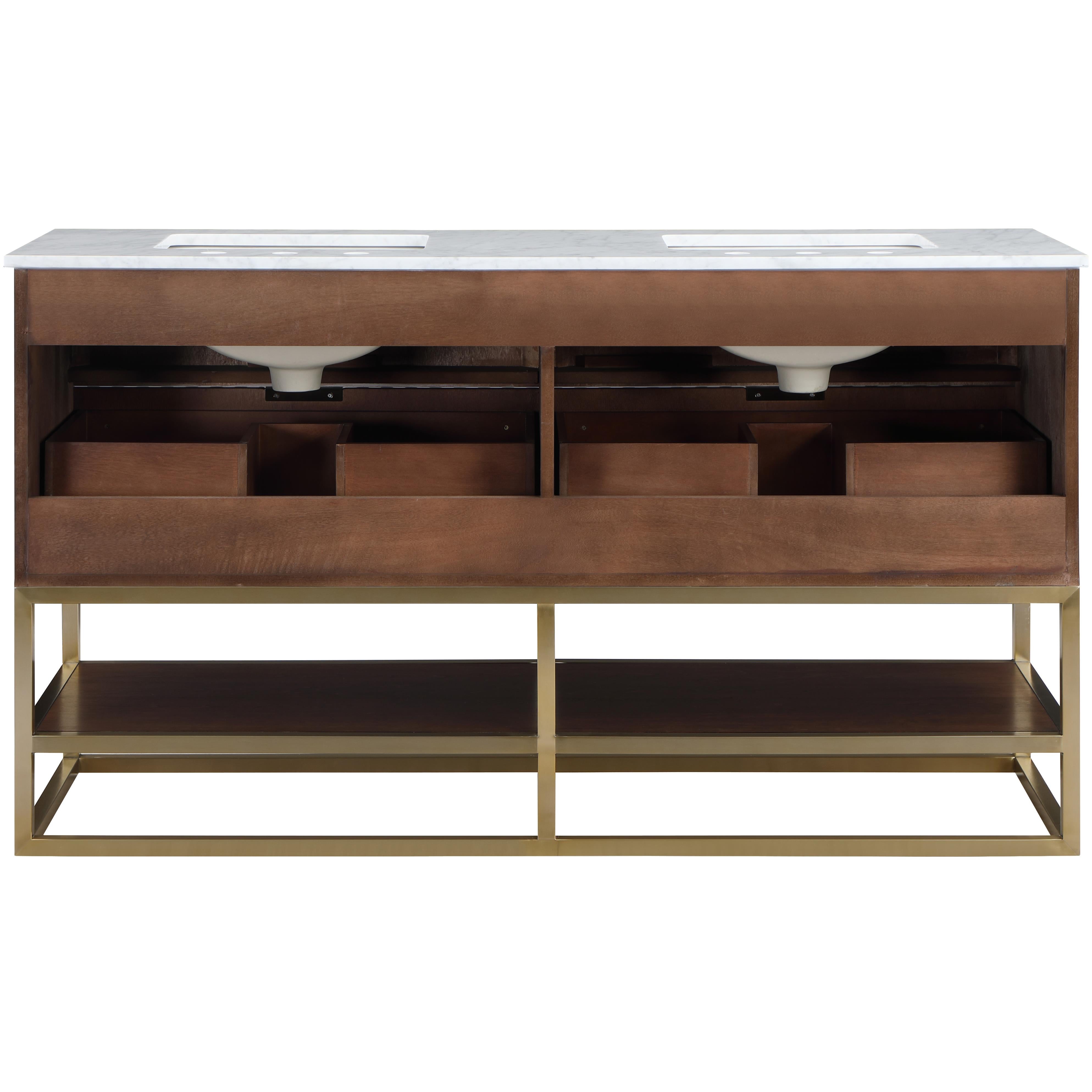 Meridian Monad Walnut Bathroom Vanity