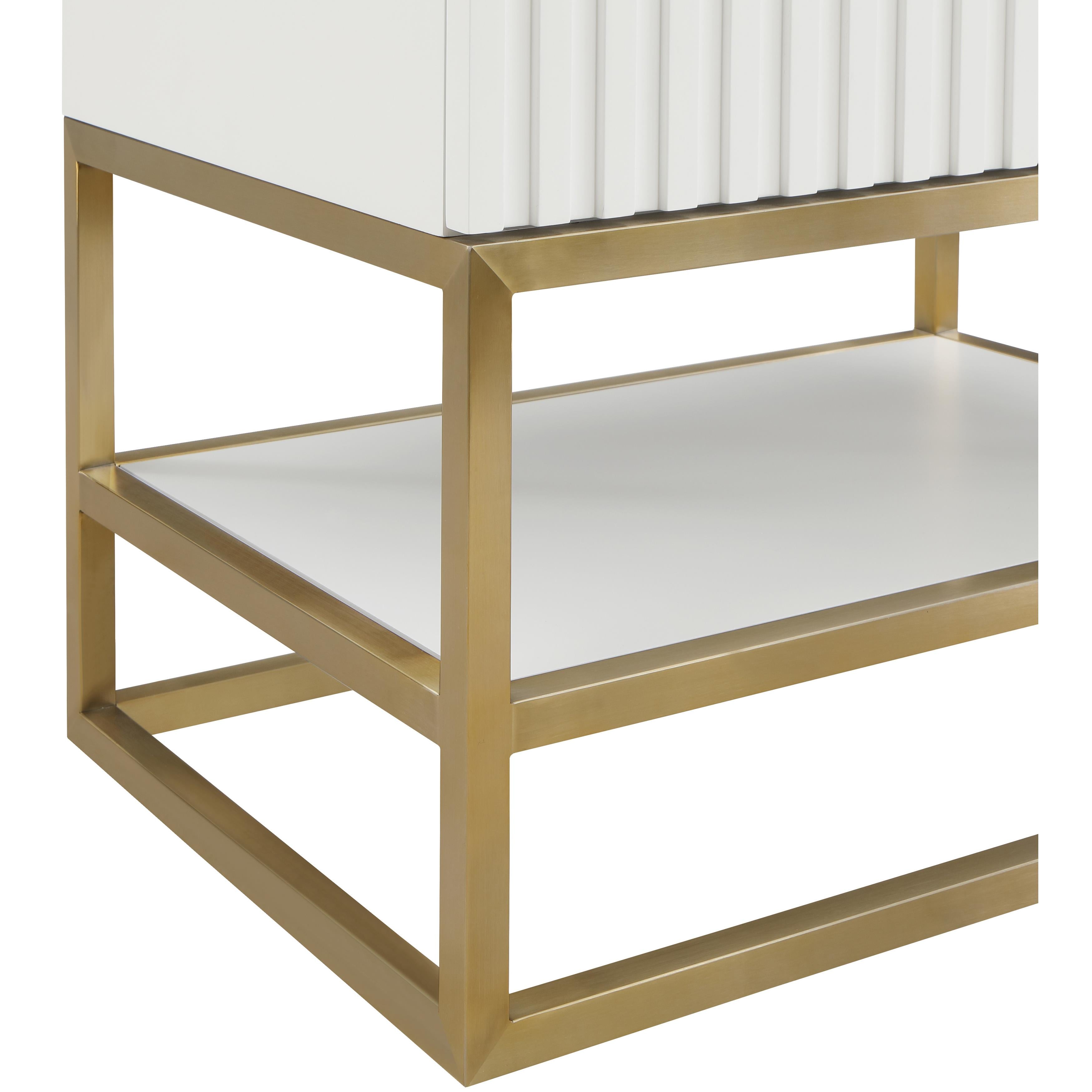 Meridian Monad White Bathroom Vanity