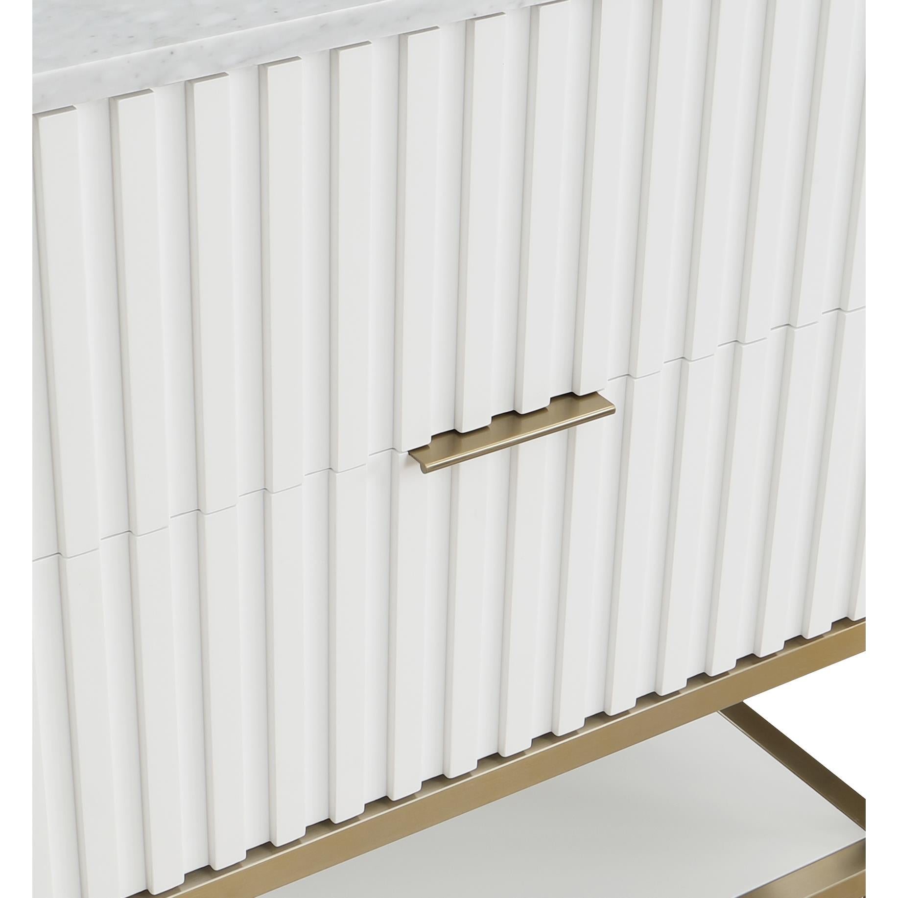 Meridian Monad White Bathroom Vanity