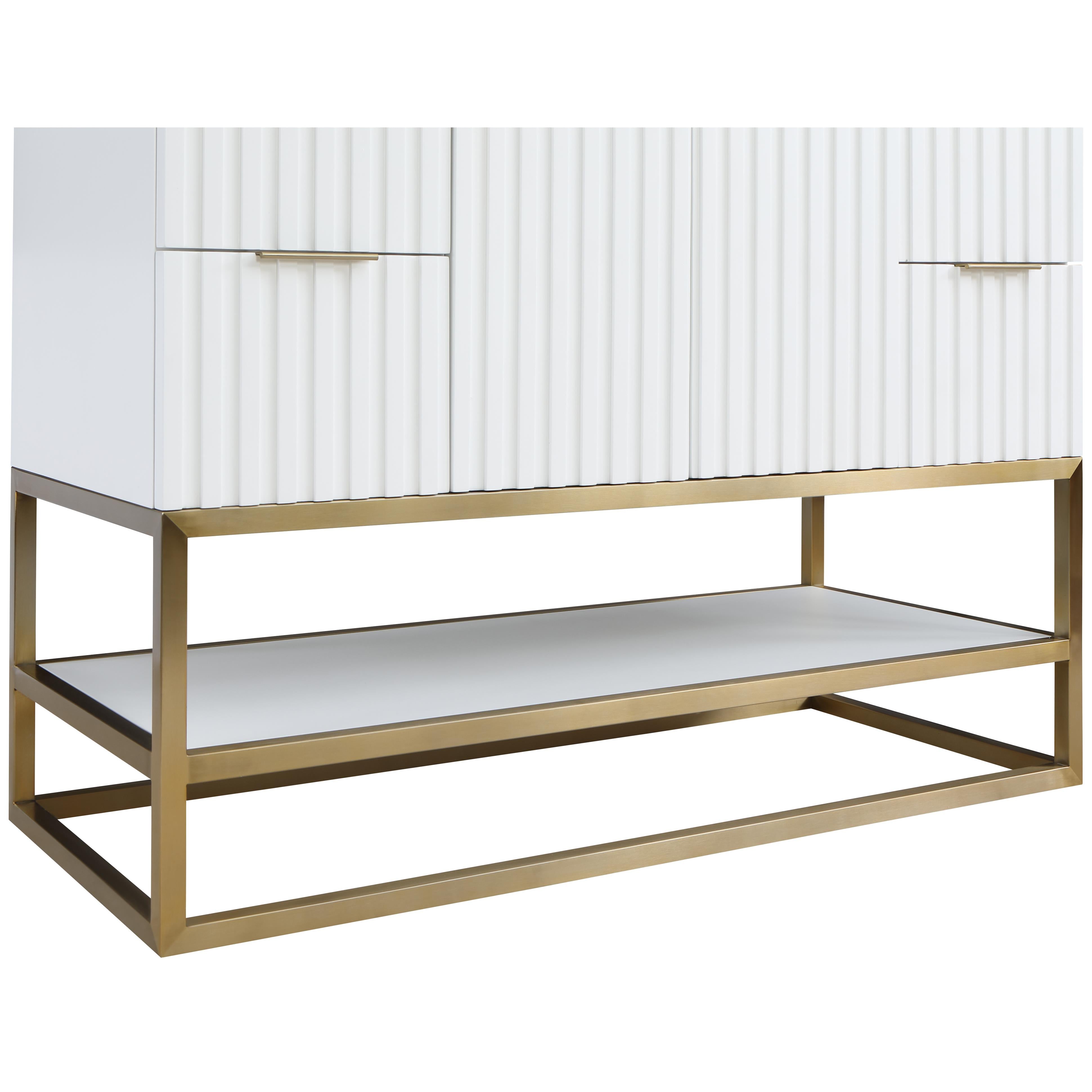 Meridian Monad White Bathroom Vanity