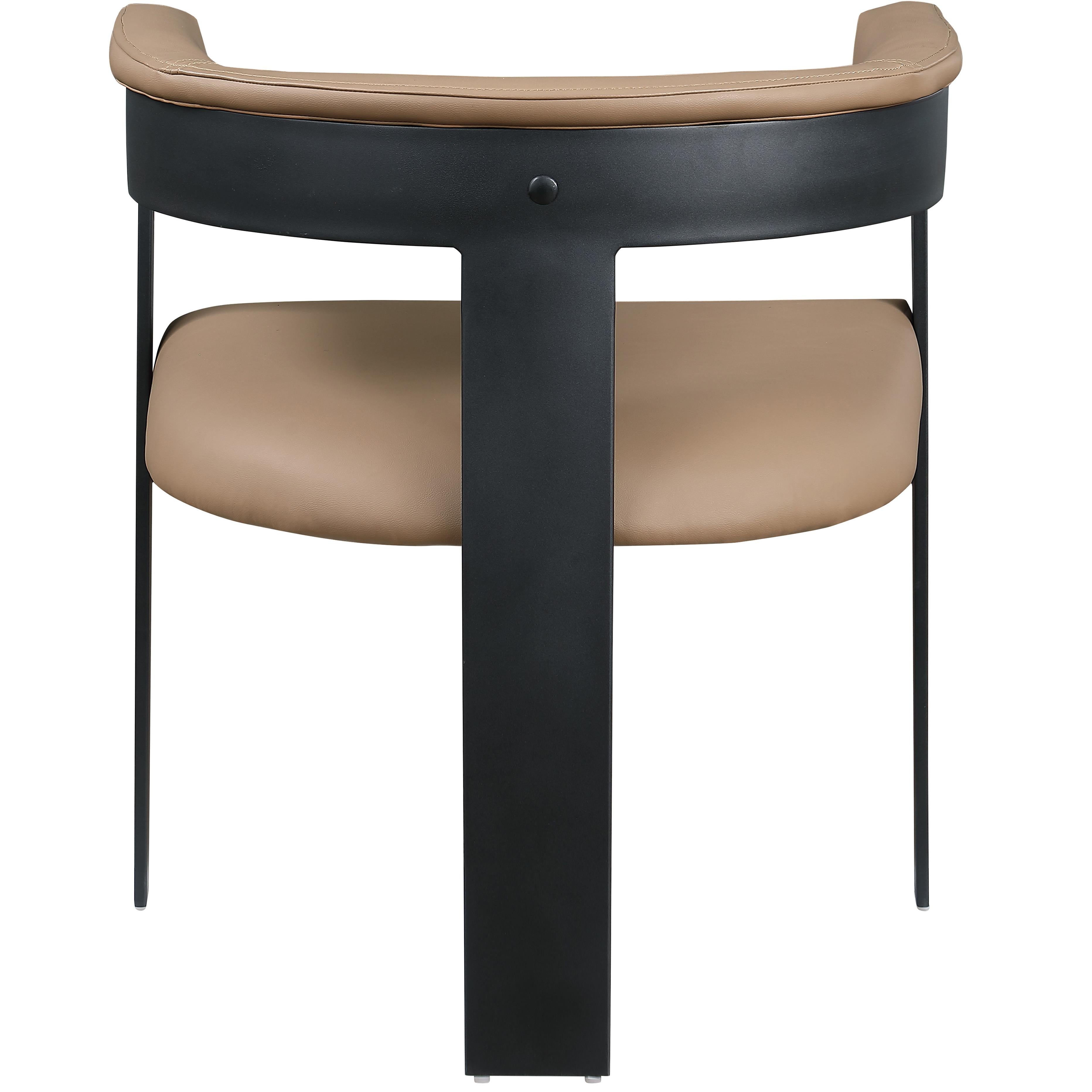 Meridian Romeo Tan Vegan Leather Dining Chair