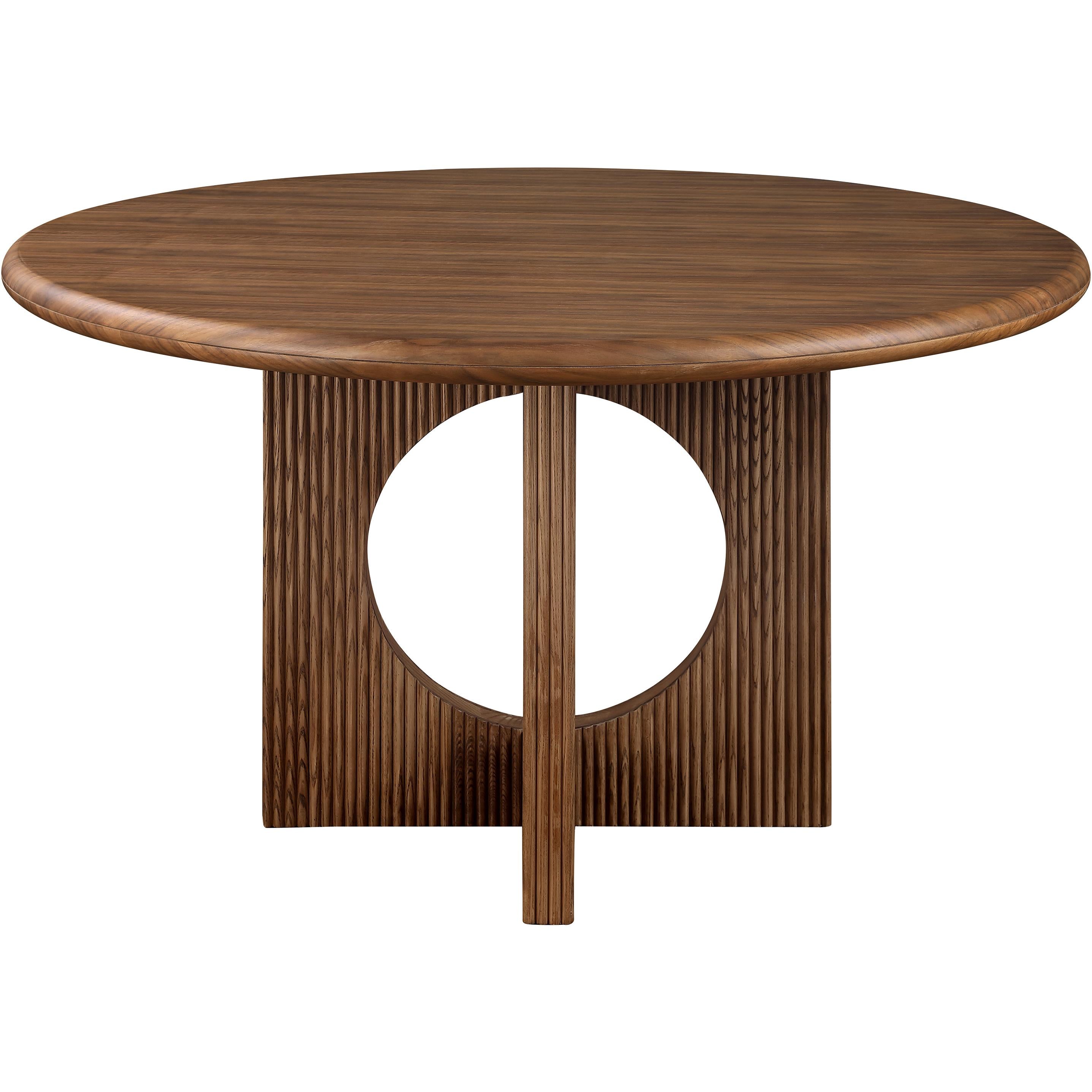 Meridian Rivas Walnut Dining Table