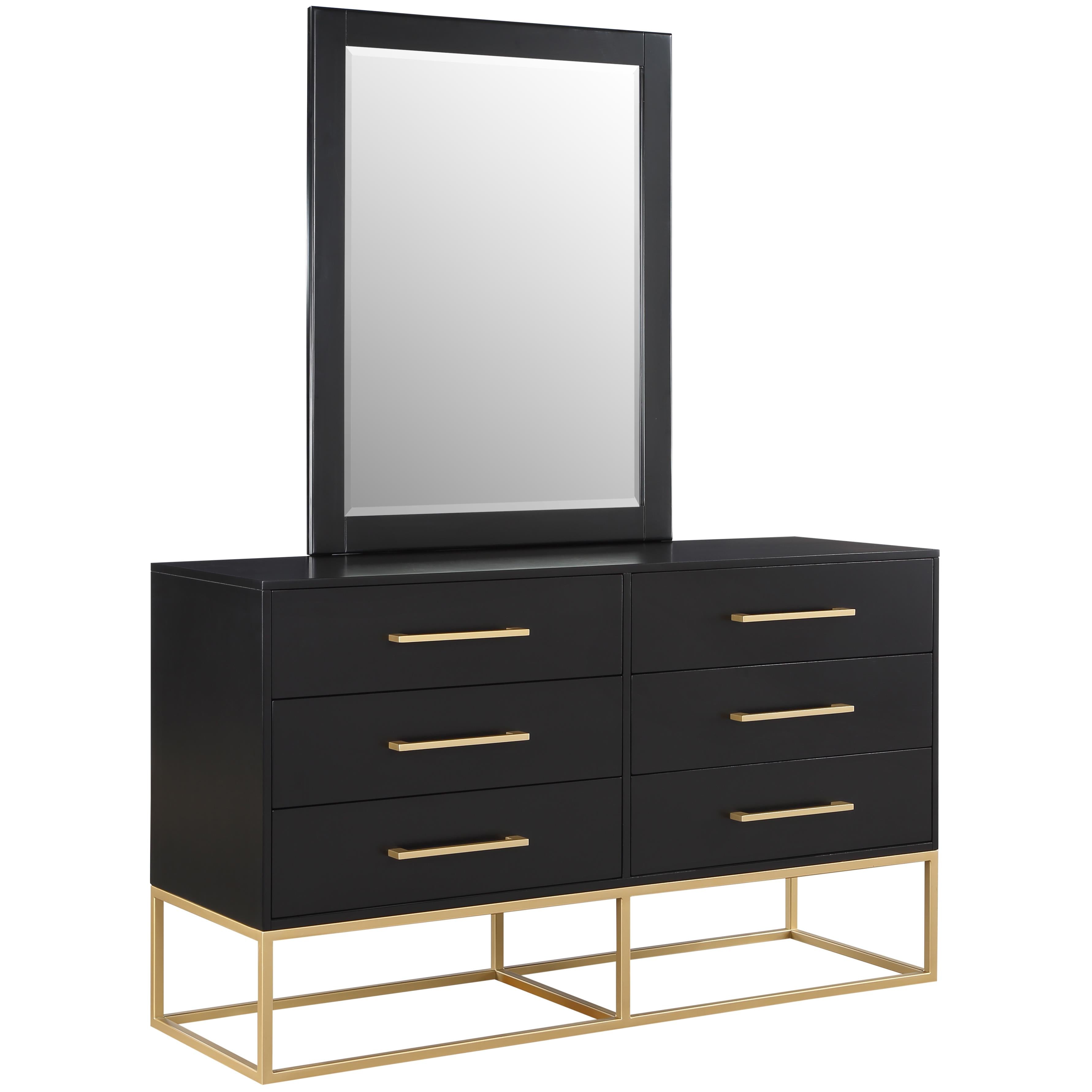 Meridian Maxine Black Dresser