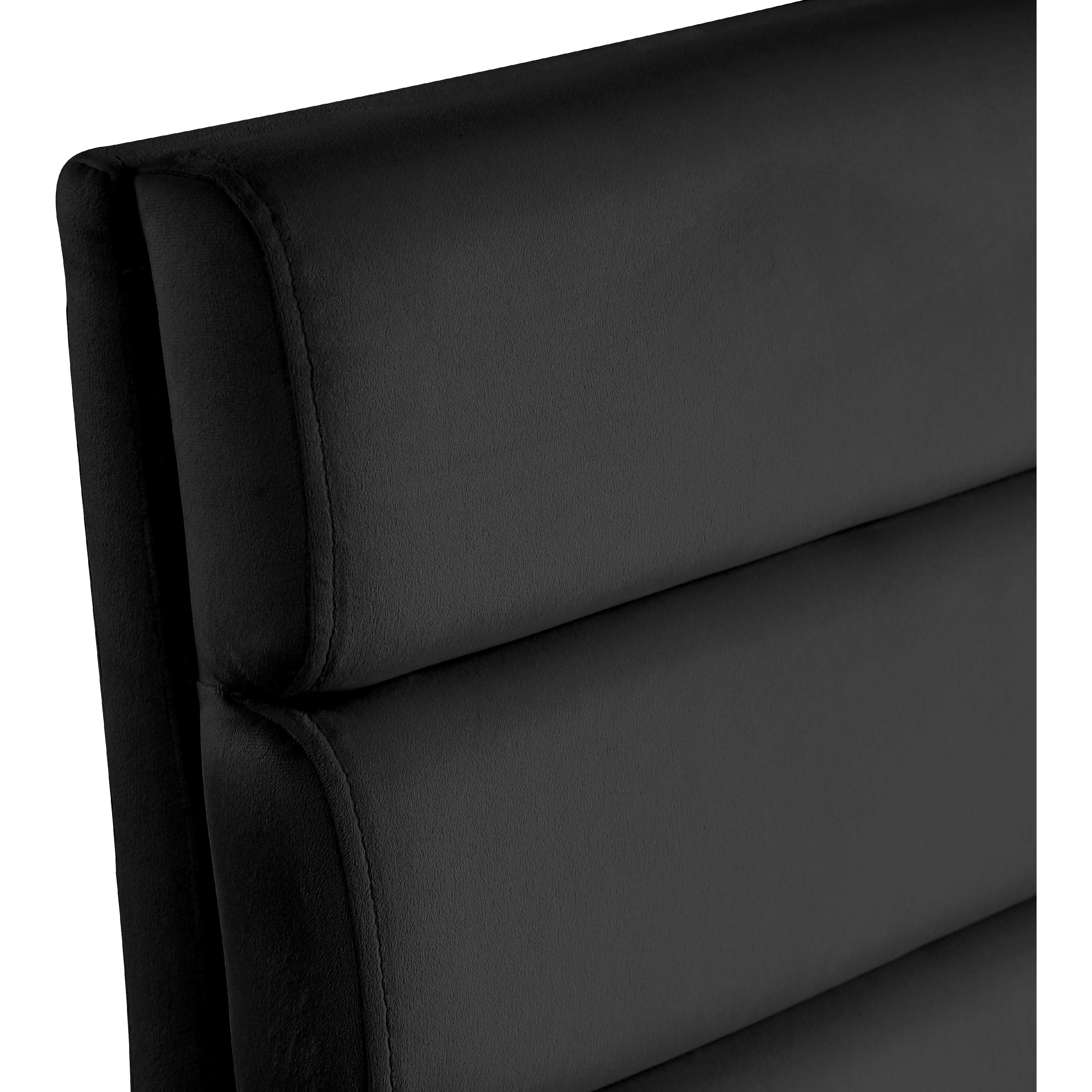 Meridian Kai Black Velvet Dining Chair