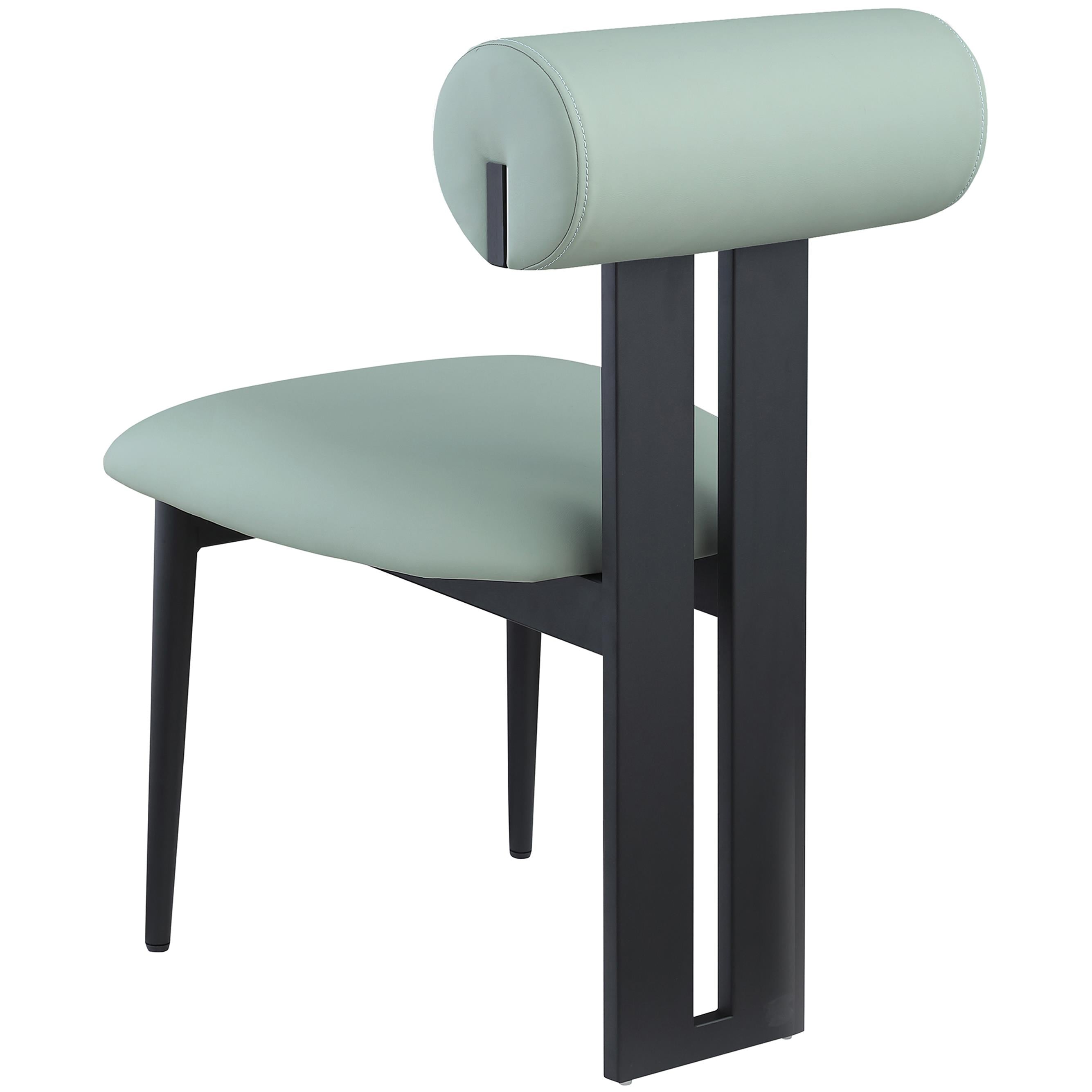 Meridian Dario Mint Vegan Leather Dining Chair