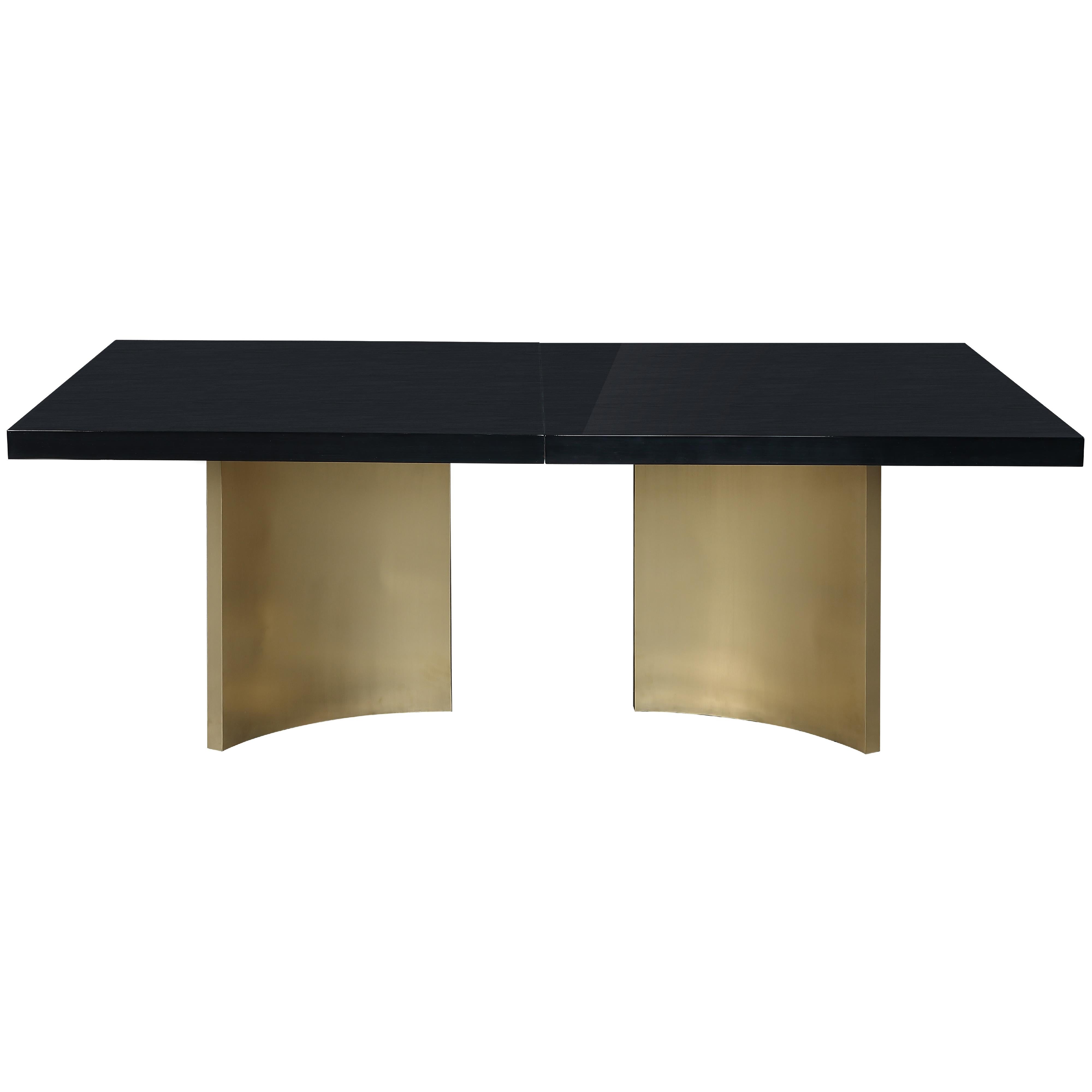 Meridian Immerse Black Dining Table (3 Boxes)