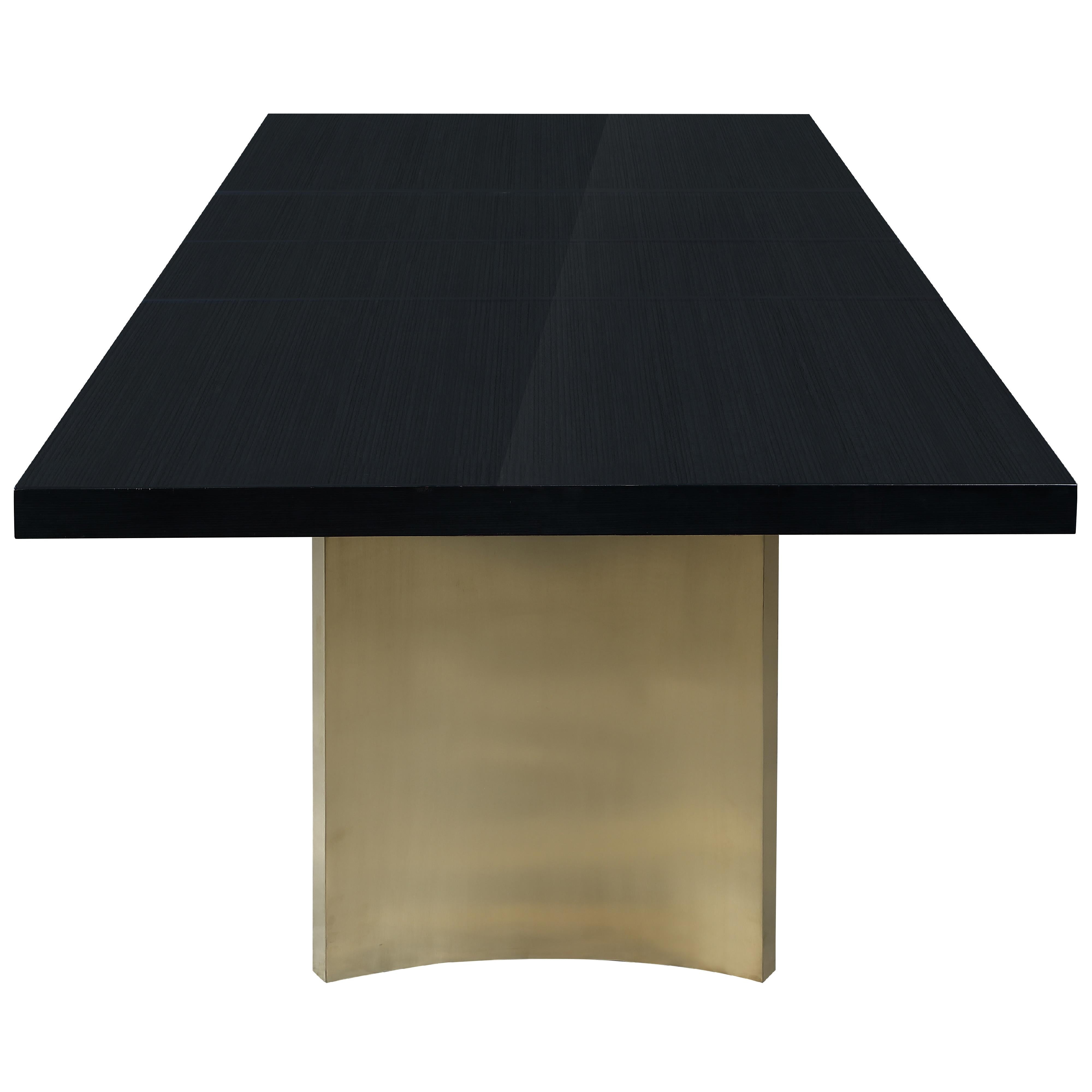 Meridian Immerse Black Dining Table (3 Boxes)