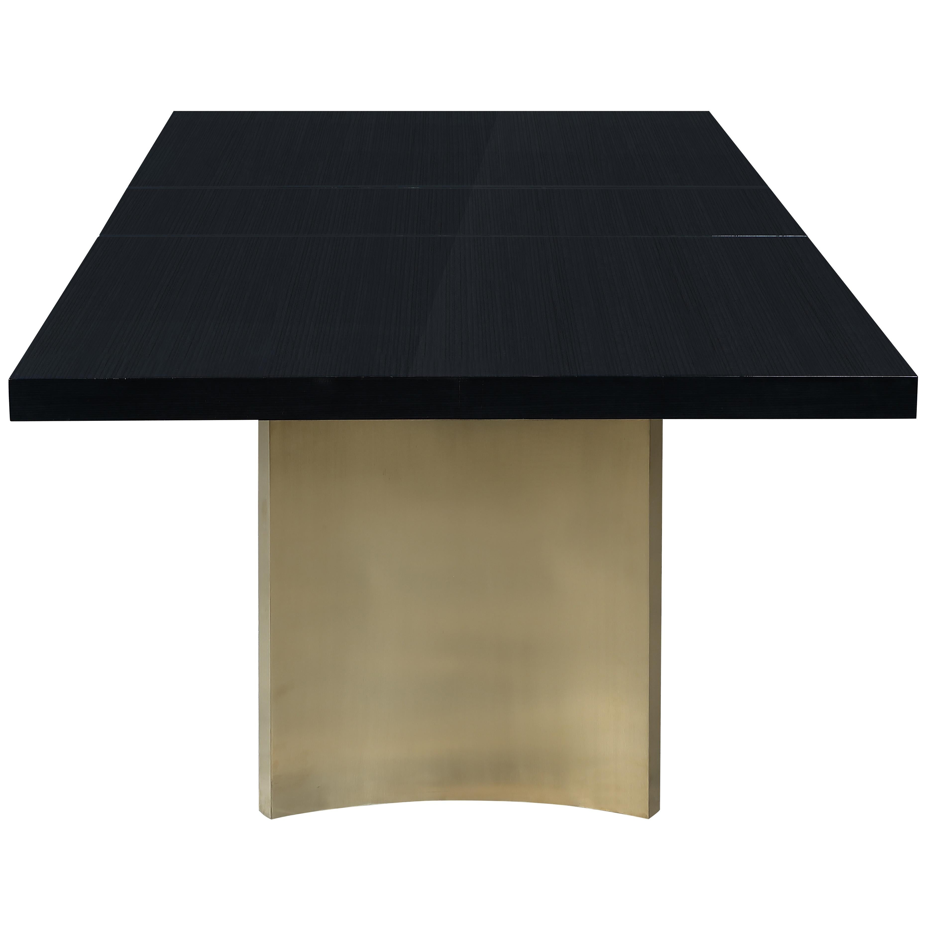 Meridian Immerse Black Dining Table (3 Boxes)