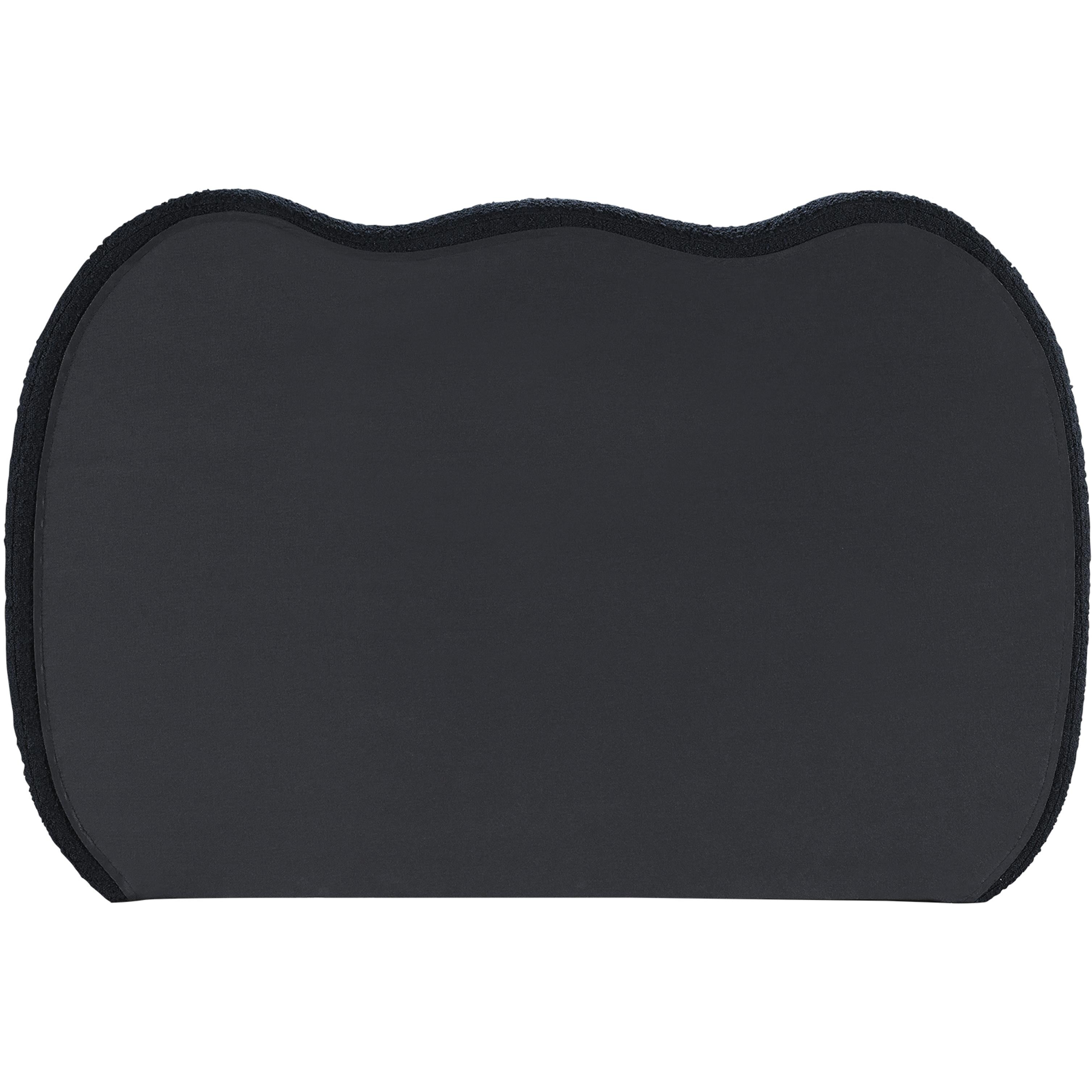 Meridian Hyde Black Boucle Fabric Twin Bed (3 Boxes)