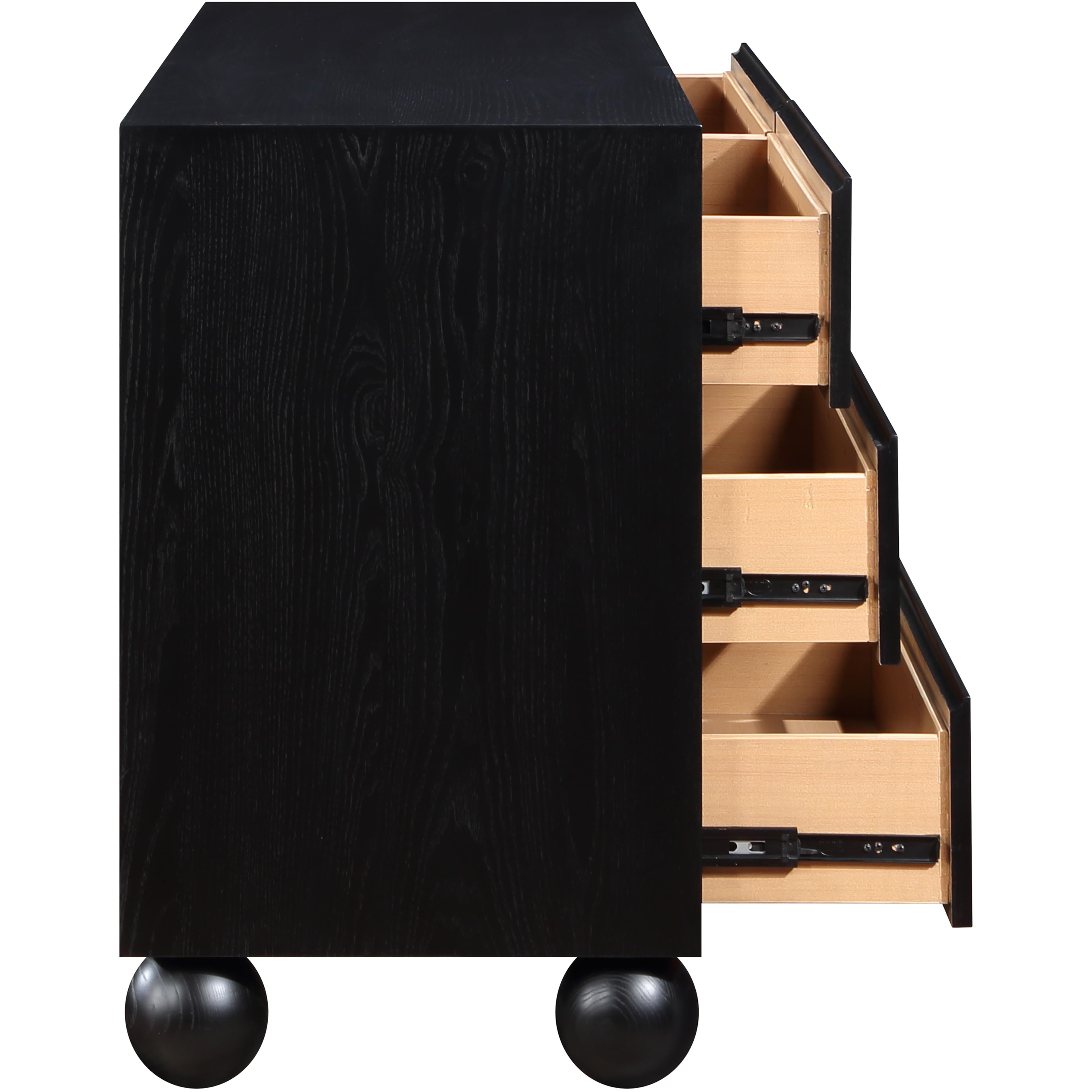 Meridian Kent Black Dresser
