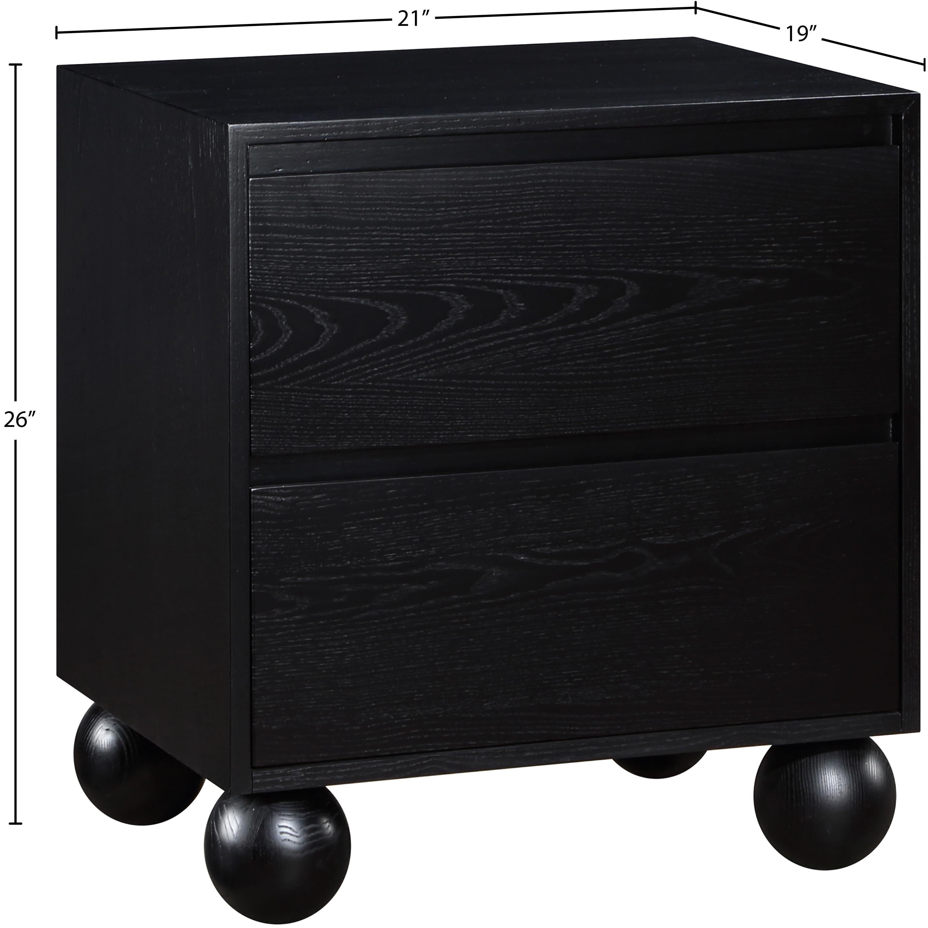 Meridian Kent Black Night Stand