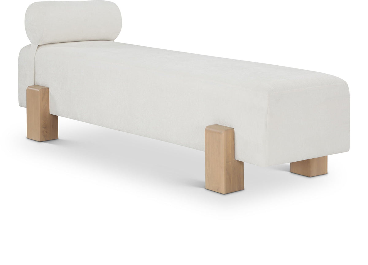 Edison - Bench with Light Brown Base