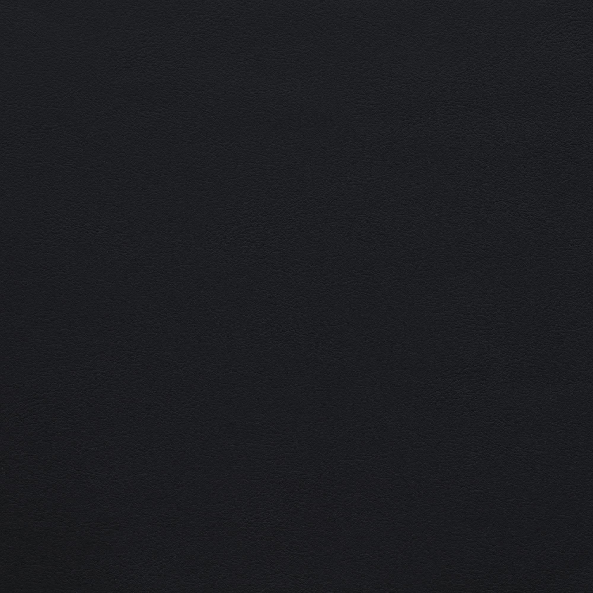Meridian Arc Black Vegan Leather Ottoman