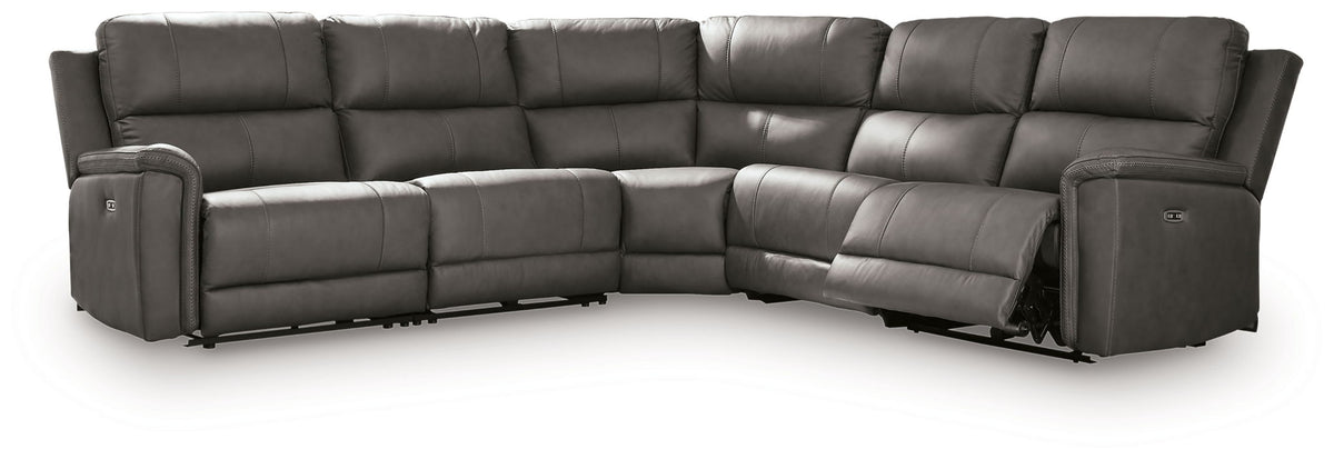 Bleckley 2 Colors Power Reclining Sectional — 5-Piece Power Reclining Sectional — Anchor